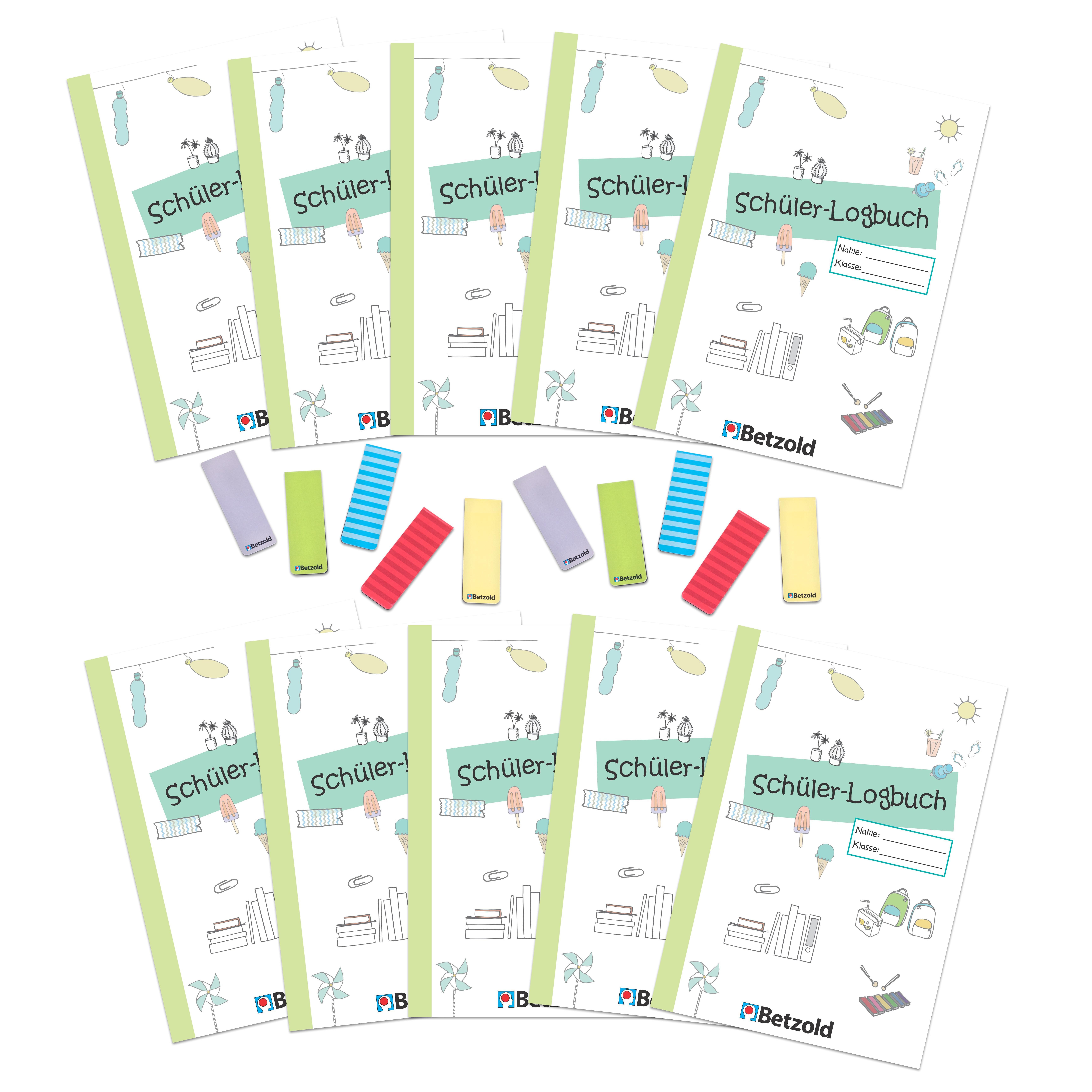 Betzold Jahresplaner Schüler-Logbuch inkl. magnetischen Lesezeichen