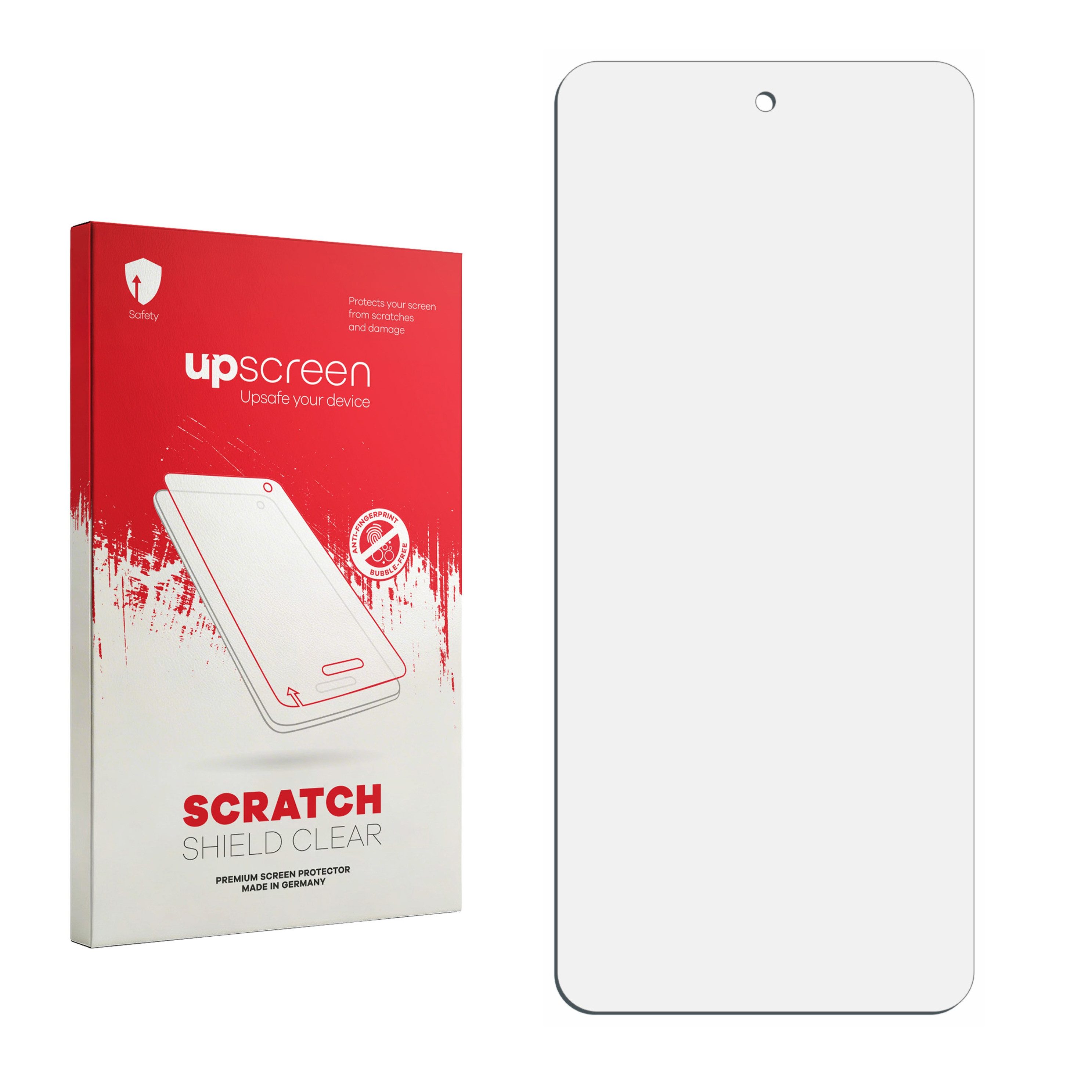 upscreen Displayschutzfolie Schutzfolie für ingenico Axium NX8, Displayschutz Schutz Folie Klar Transparent