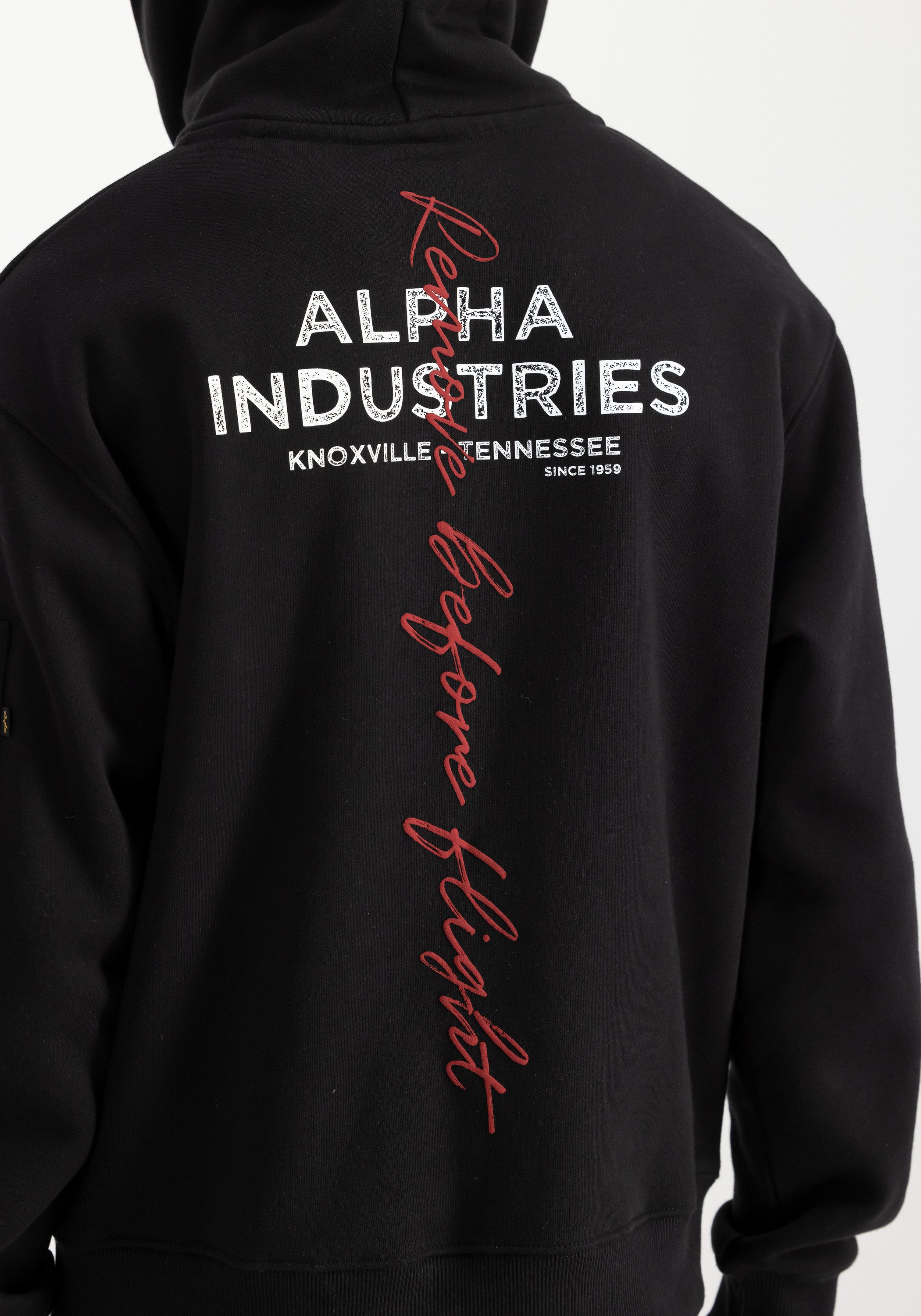 Alpha Industries Hoodie Signature Backprint Hoodie