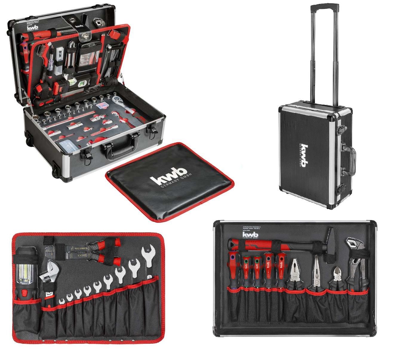 kwb Werkzeugset, Werkzeugkoffer mit Trolley-Funktion, 175-teilig, günstig online kaufen