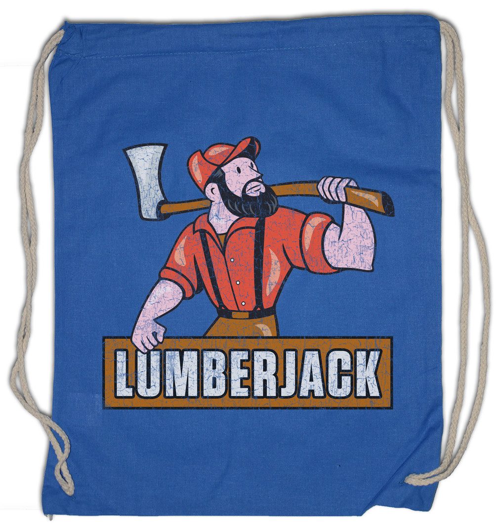 Turnbeutel Lumberjack III Turnbeutel Holzfäller Axt Waldarbeiter Förster Logger