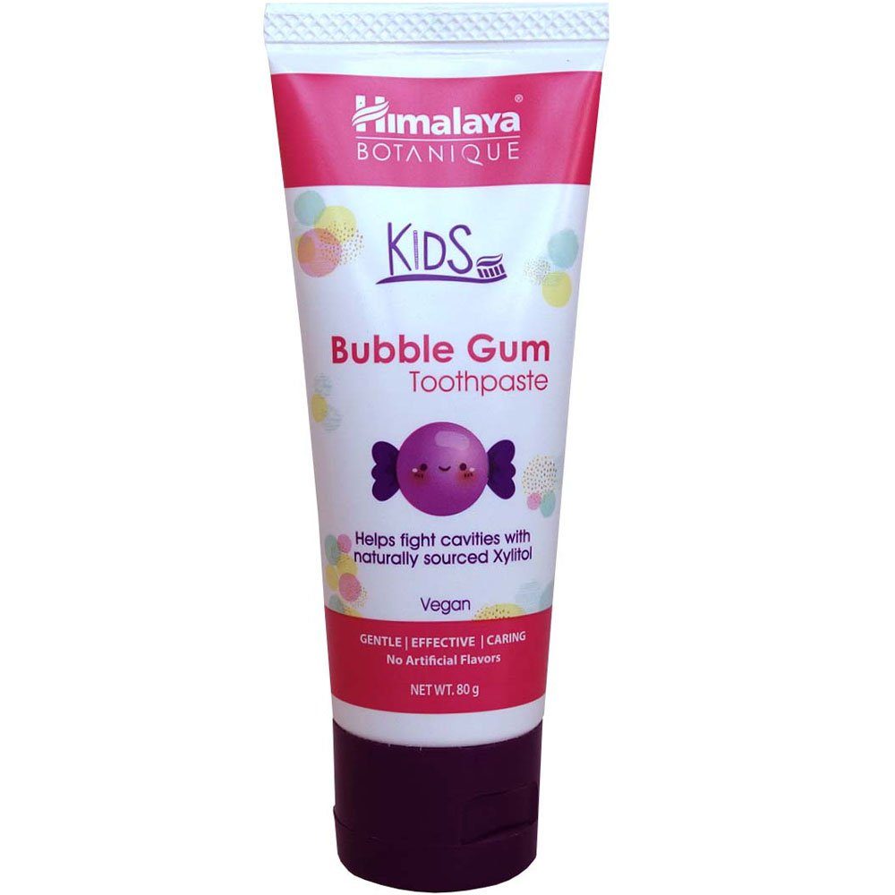 Himalaya Herbals Zahnpasta Botanique Kids Buble Gum Zahncreme, Braun, 80 g