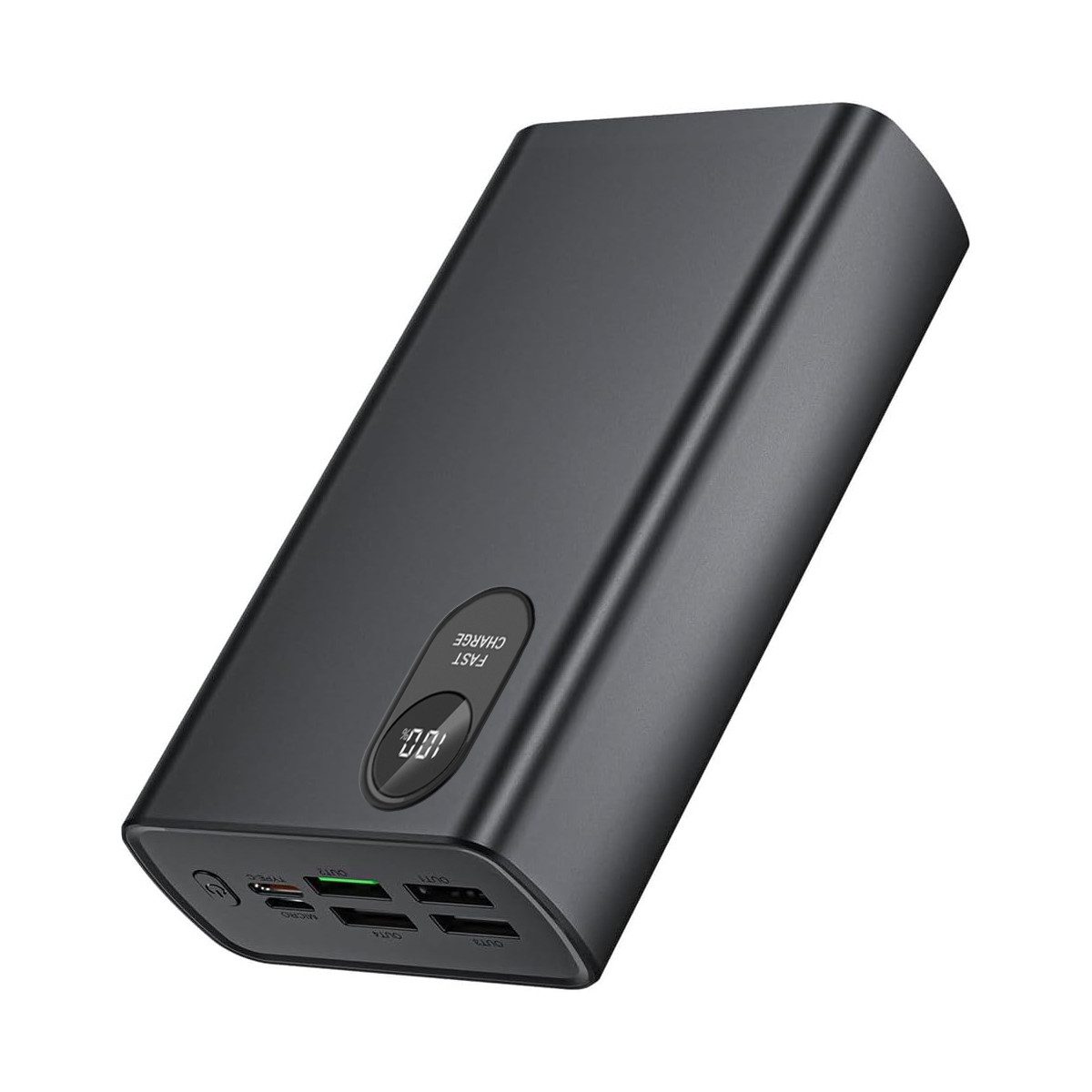 AeroAxis 30000mAh Powerbank 22,5W Schnellladung, 5 Ausgänge/2 Eingänge Powerbank 30000 mAh (3,7 V), 5 Ausgängen und 2 Eingängen Laden von 5 Geräten dank für Outdoor Handy