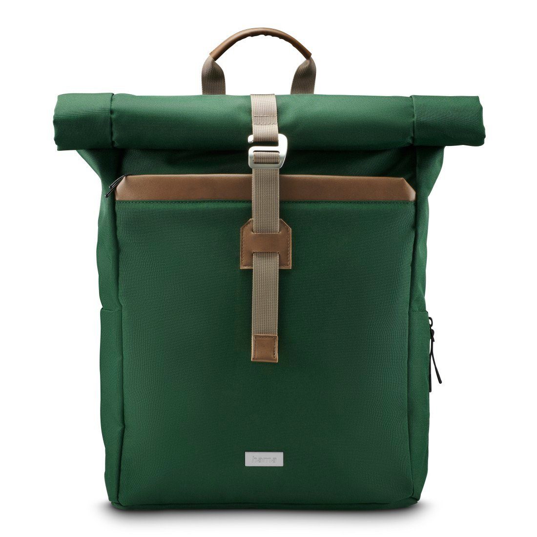 Hama Notebook-Rucksack Laptop Rucksack mit 16,2 Zoll Laptopfach und 12,9 Zoll Tabletfach, Rolltop,bis 41 cm (16.2)