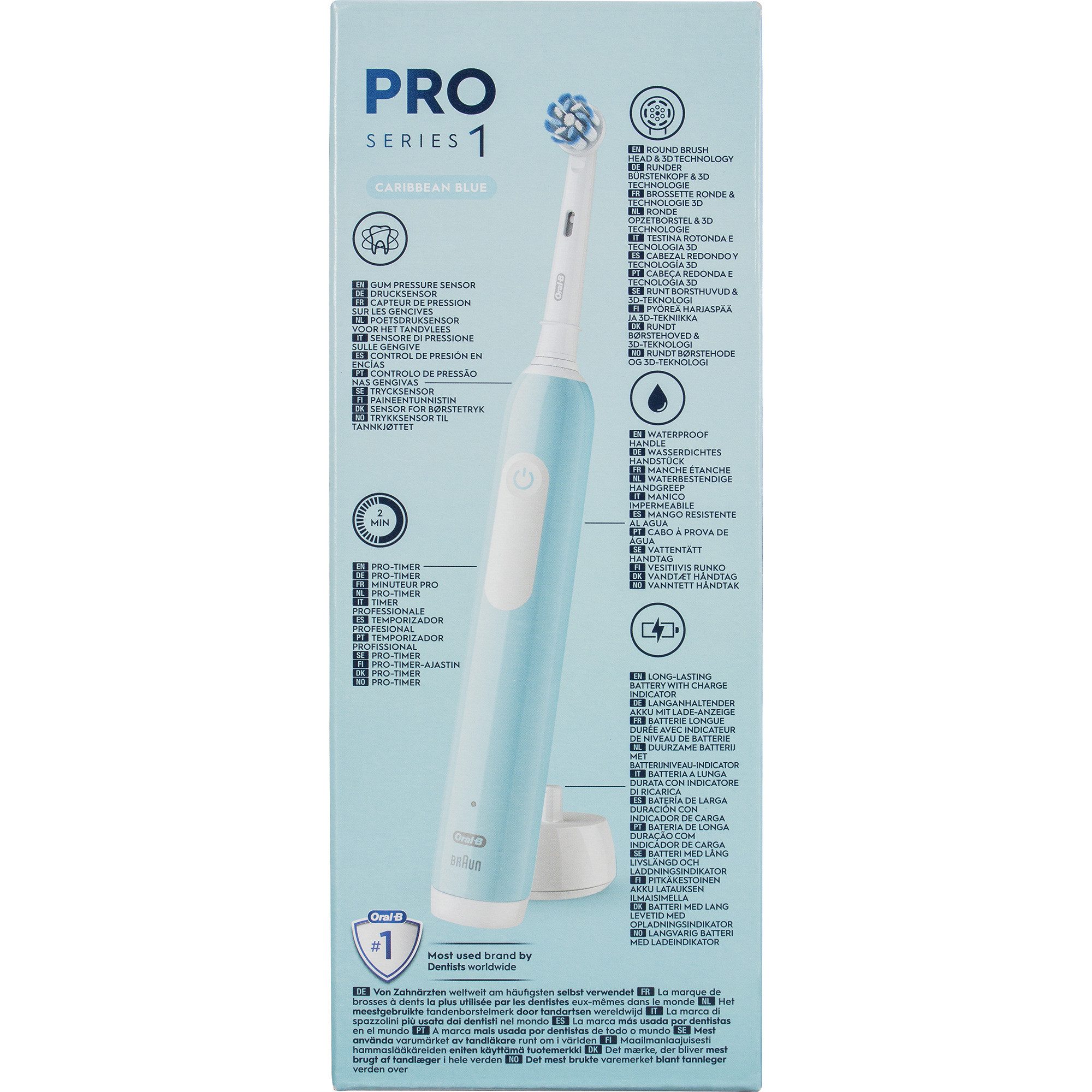 Oral-B Elektrische Zahnbürste Oral-B Oral-B Pro 1 Sensitive Clean, Elektrische