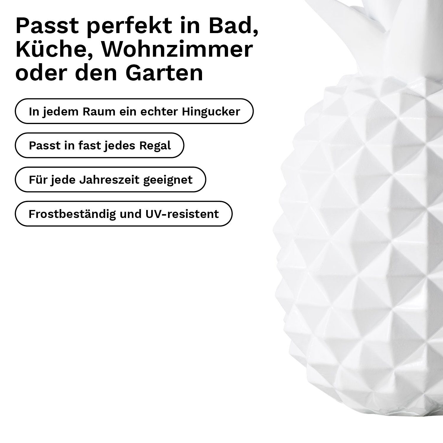 shelfmade Dekofigur Deko Ananas Wohnzimmer Tischdeko günstig online kaufen