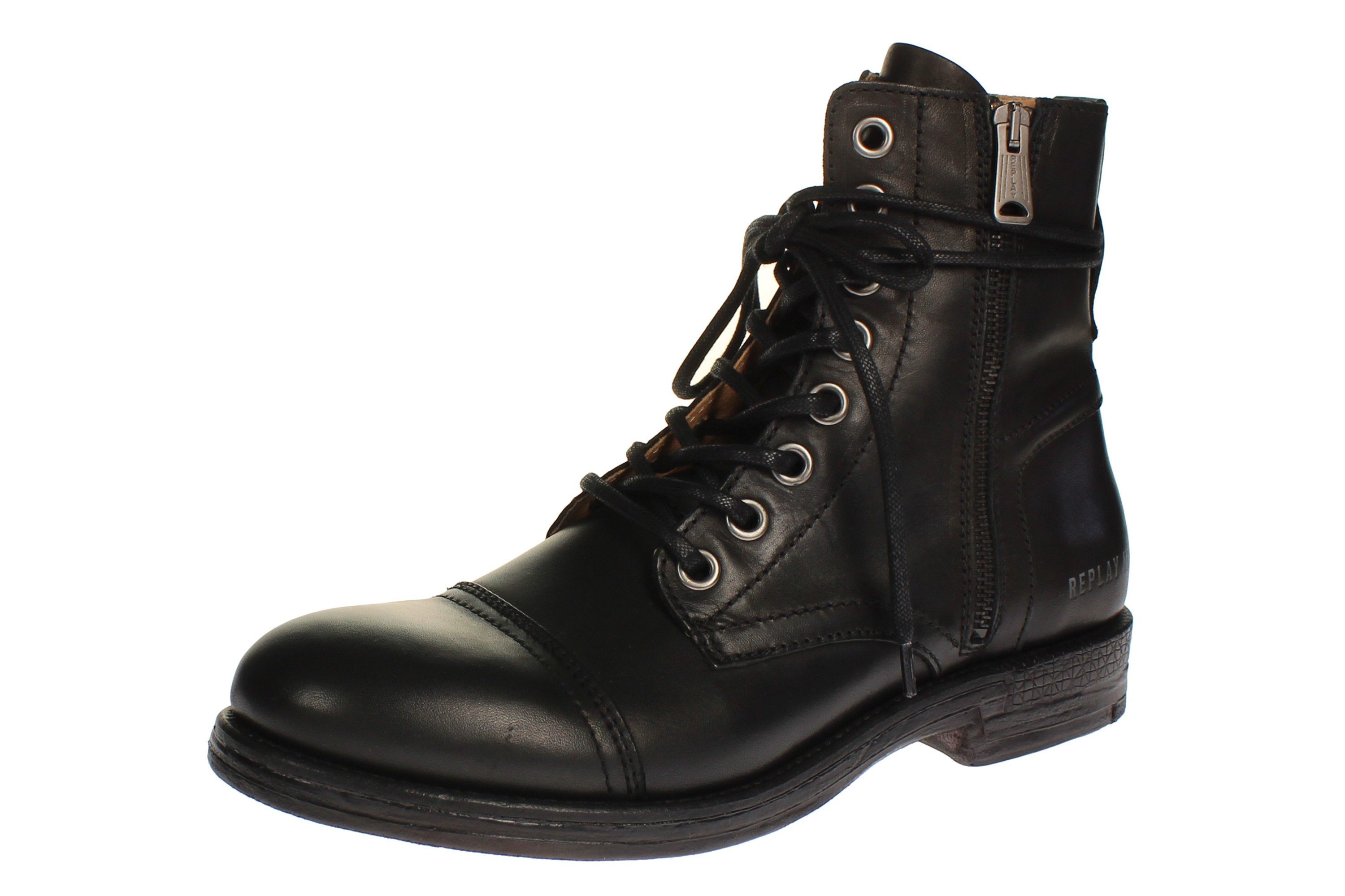 Replay Phim GMC41 C0017L - Herren Schuhe Stiefeletten - 003-Black Stiefel