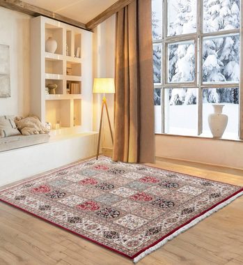 Orientteppich BB Oriantal 1, Home affaire, rechteckig, Höhe: 12 mm, reine Wolle, handgeknüpft, orientalisches Design, Wohnzimmer