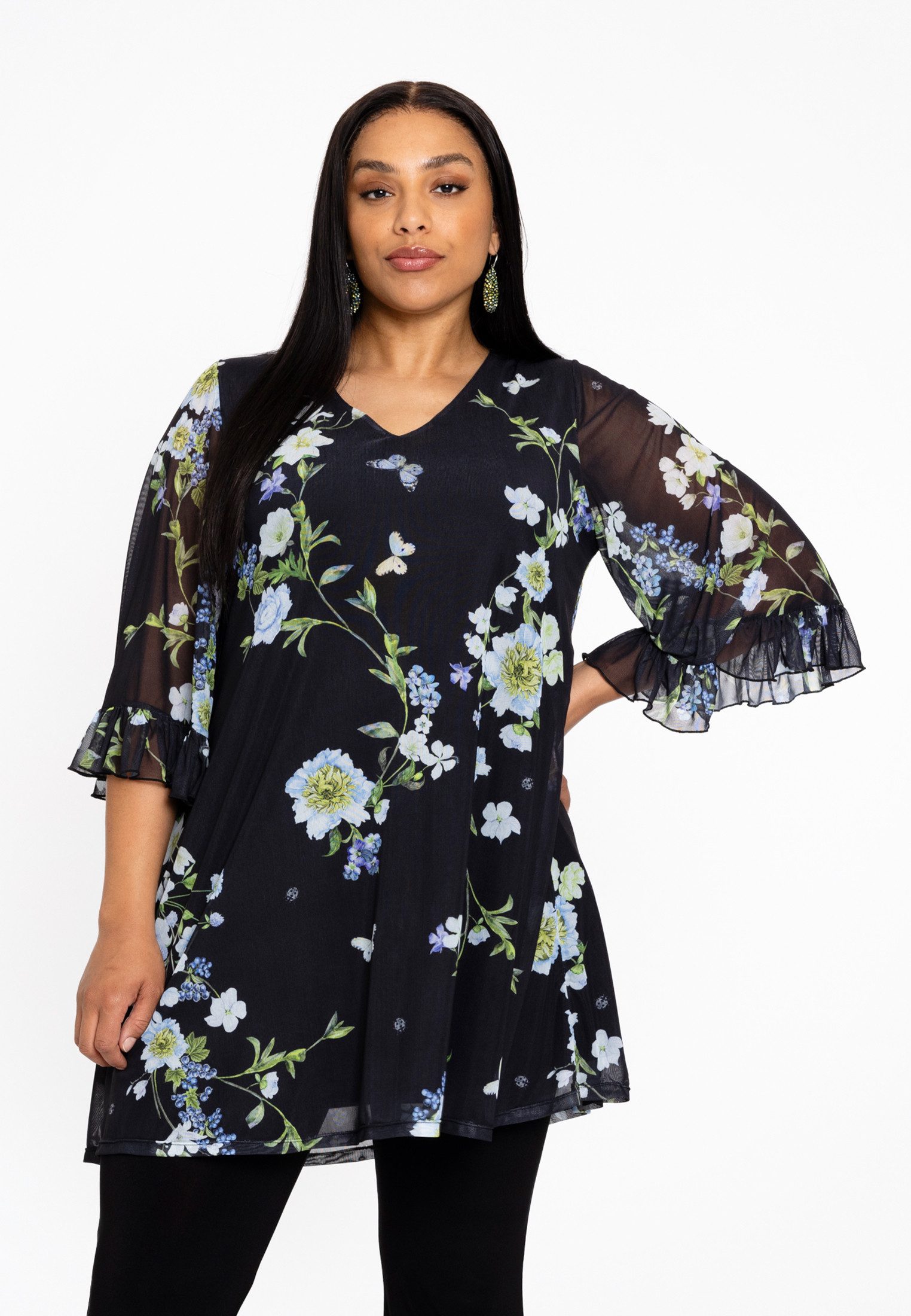 YOEK Tunika Damen Tunika lockere Passform günstig online kaufen