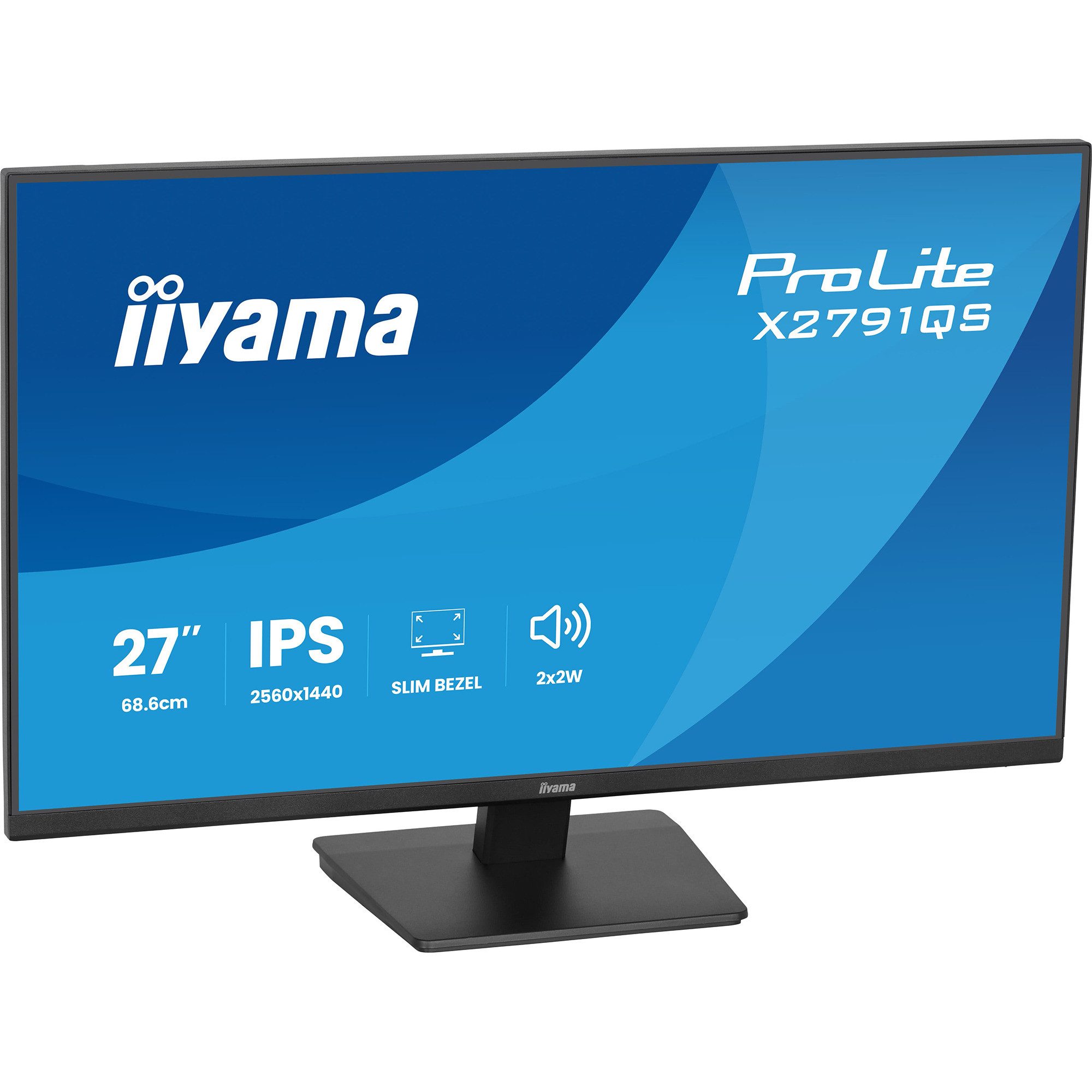 Iiyama iiyama ProLite X2791QS-B1, LED-Monitor, (QHD, IPS, TFT-Monitor (2560 x 1440 px)