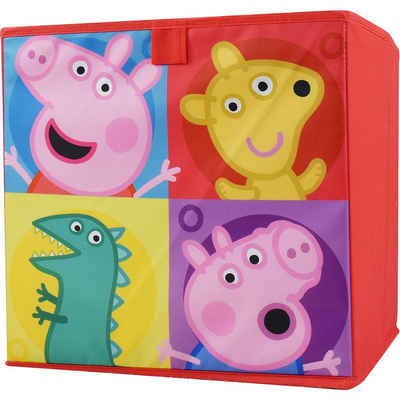 United Labels® Aufbewahrungsbox »Faltbare Aufbewahrungsbox, 30 x 30 cm, Peppa Pig«