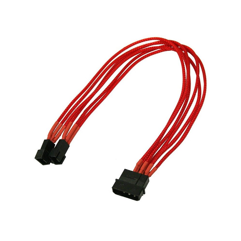 NANOXIA Nanoxia 4-Pin zu 2x3-Pin Kabel (0,3m) - PC-Zubehör. Computer-Kabel, 4-Pin, Hochwertiges 4-Pin zu 2x3-Pin Kabel