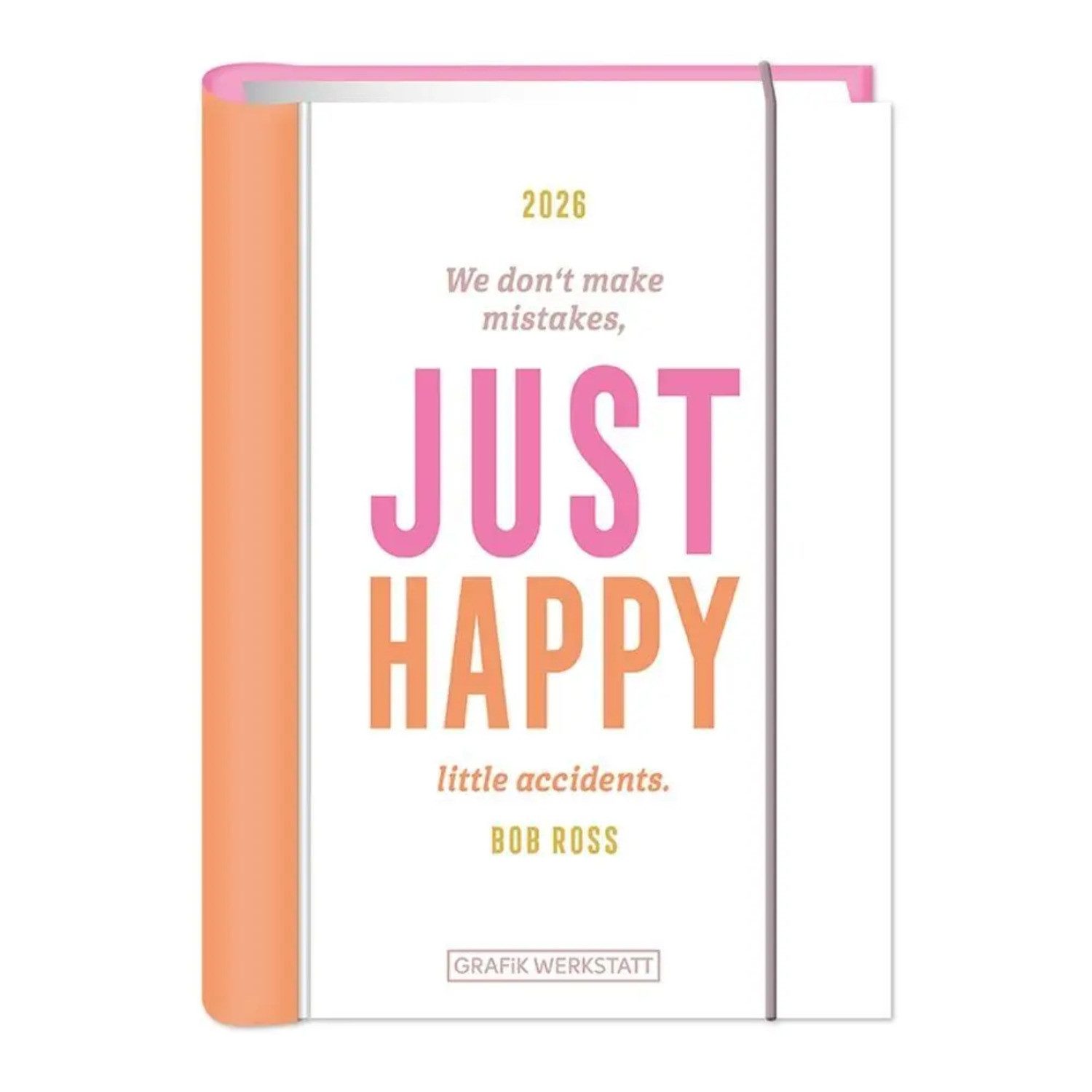 Grafik Werkstatt Taschenkalender Terminplaner 2026 Just happy