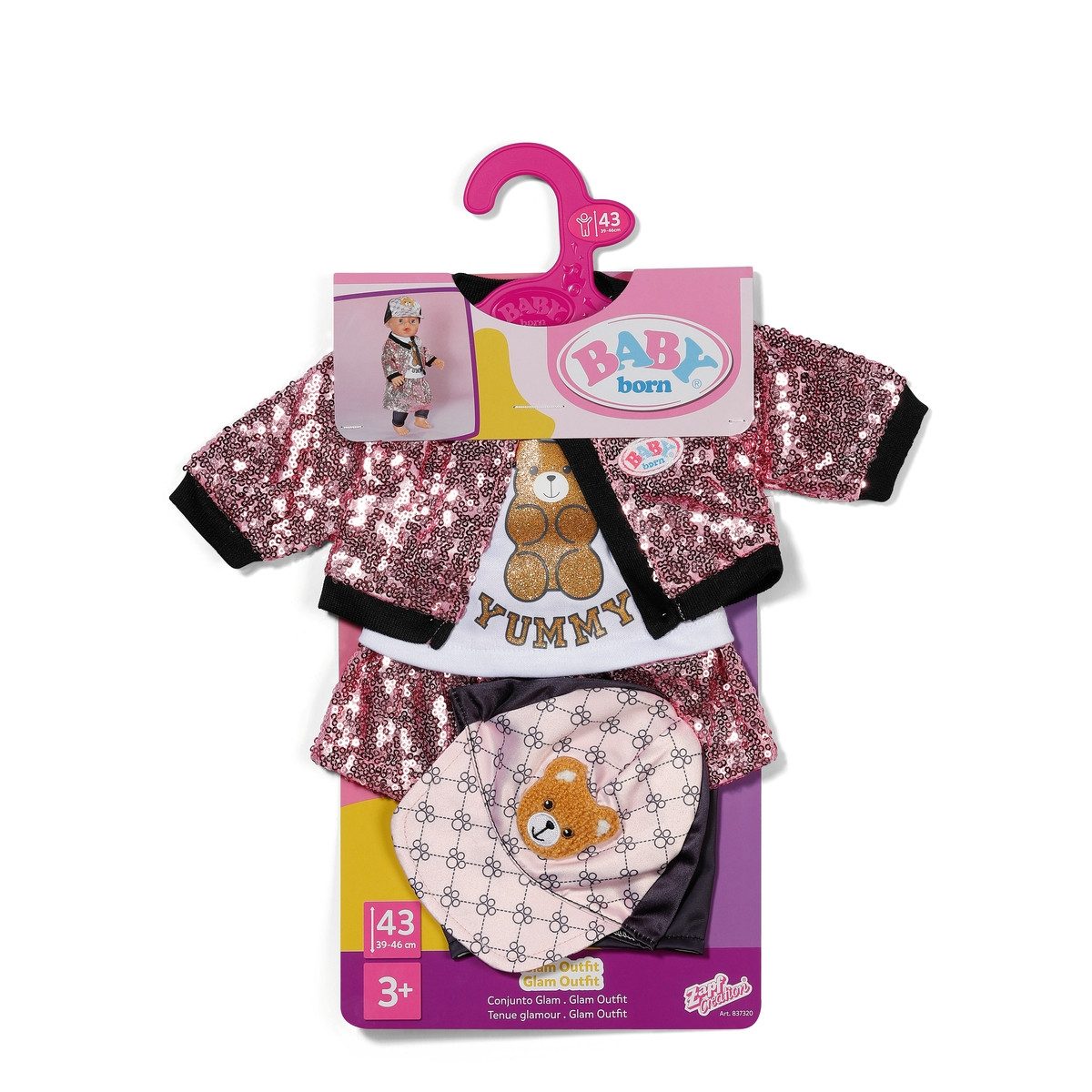 Baby Born Puppenkleidung Zapf Creation Puppenkleidung BABY born Glam Outfit günstig online kaufen