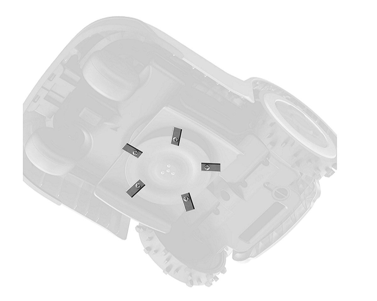 ANTHBOT Mährobotermesser, Ersatzklingen-Set (Spar-set, 15 Klingen + 10 Schrauben), für Genie & M5 /M9 Serie, Edelstahl, 35 x 18 mm – Rostfrei & Langlebig