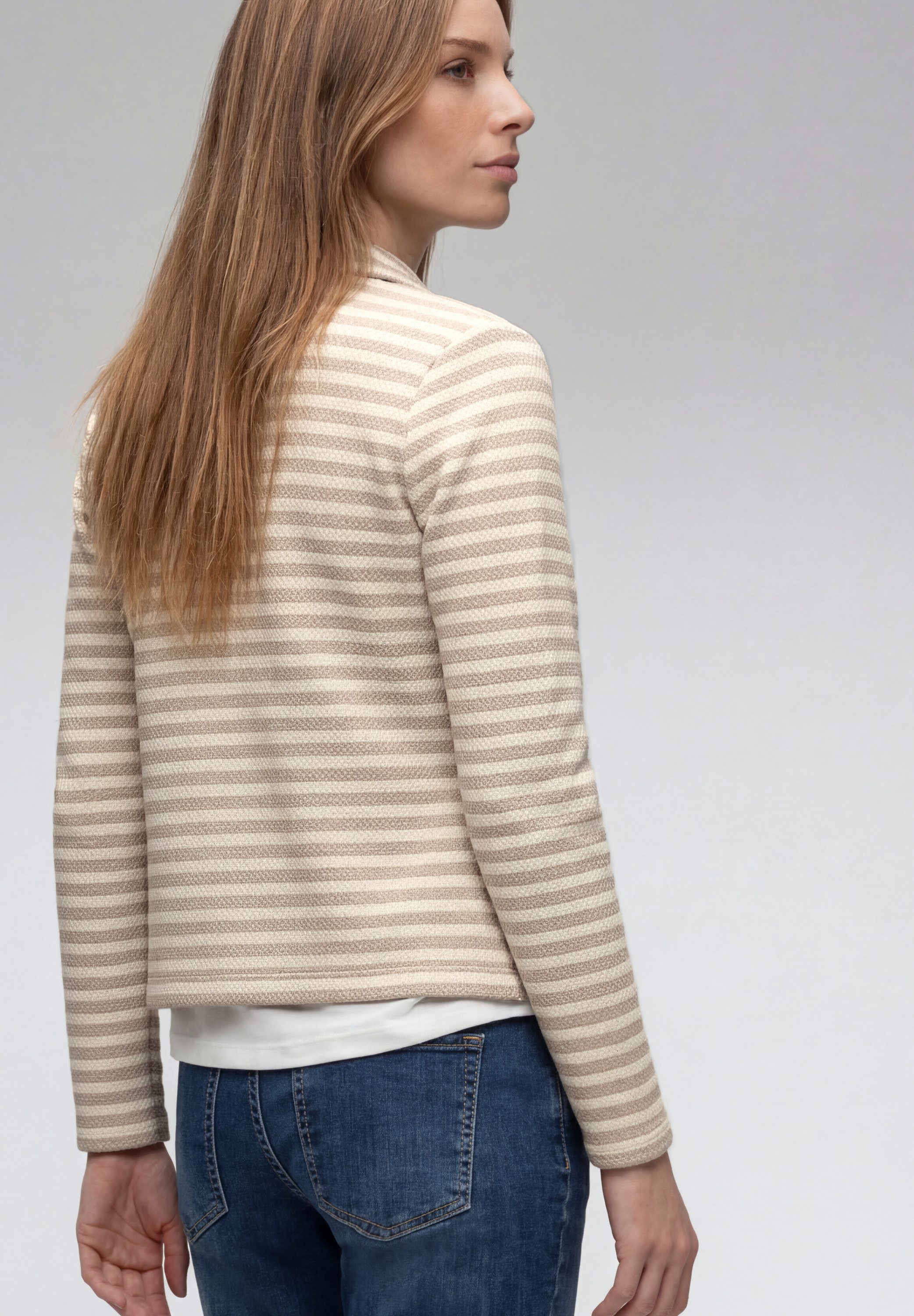 STREET ONE Sweatblazer mit Reverskragen