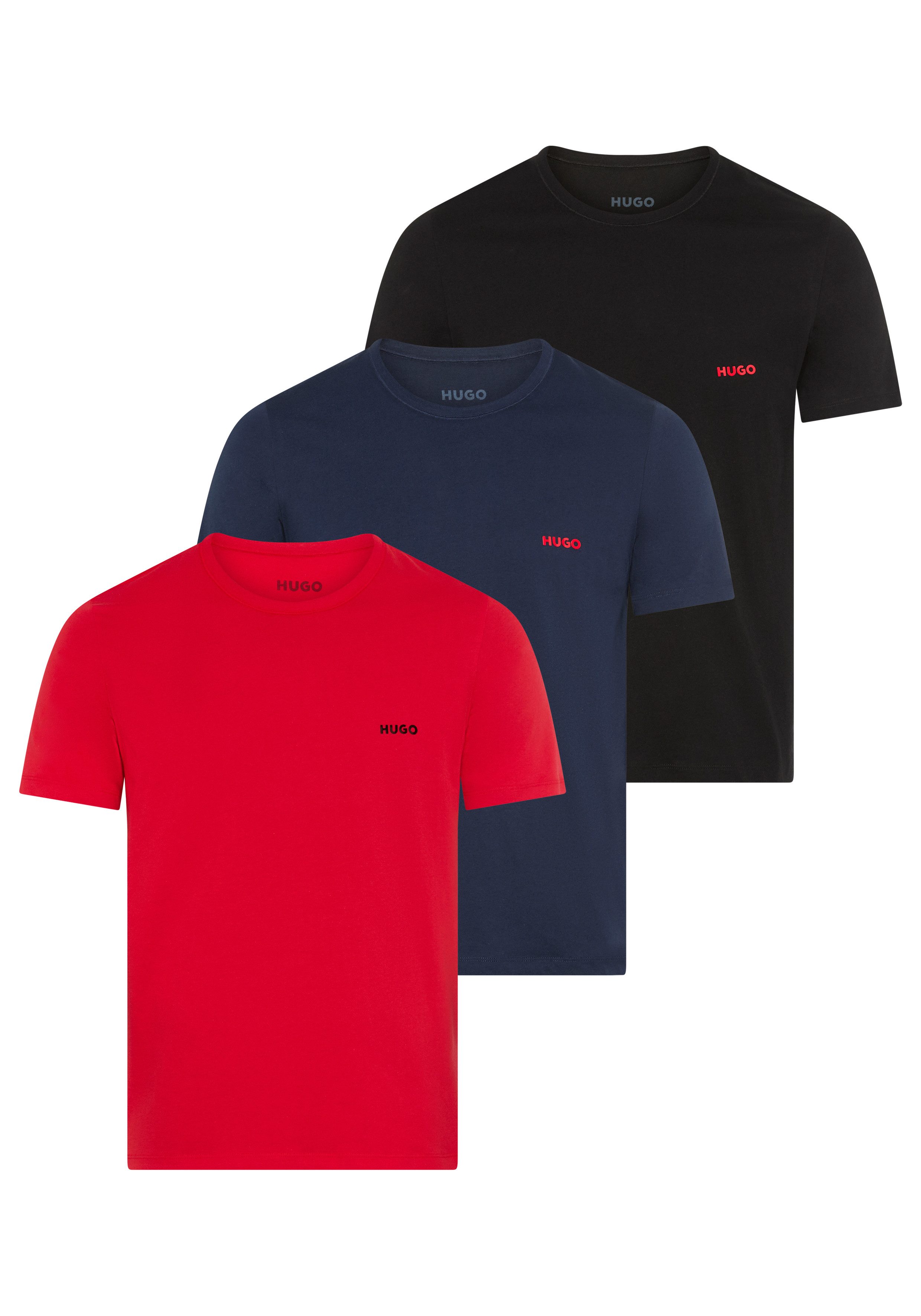 HUGO T-Shirt RN TRIPL (Packung, 3-tlg) günstig online kaufen
