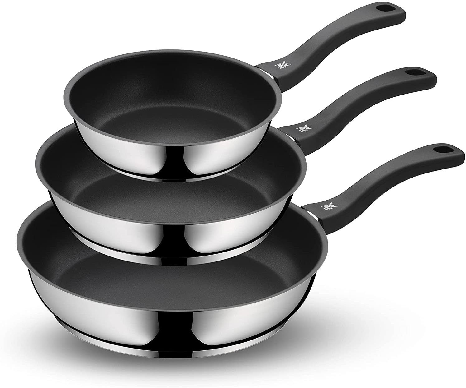 WMF Pfannen-Set Devil, Cromargan® Edelstahl Rostfrei 18/10 (Set, 3-tlg), Induktion