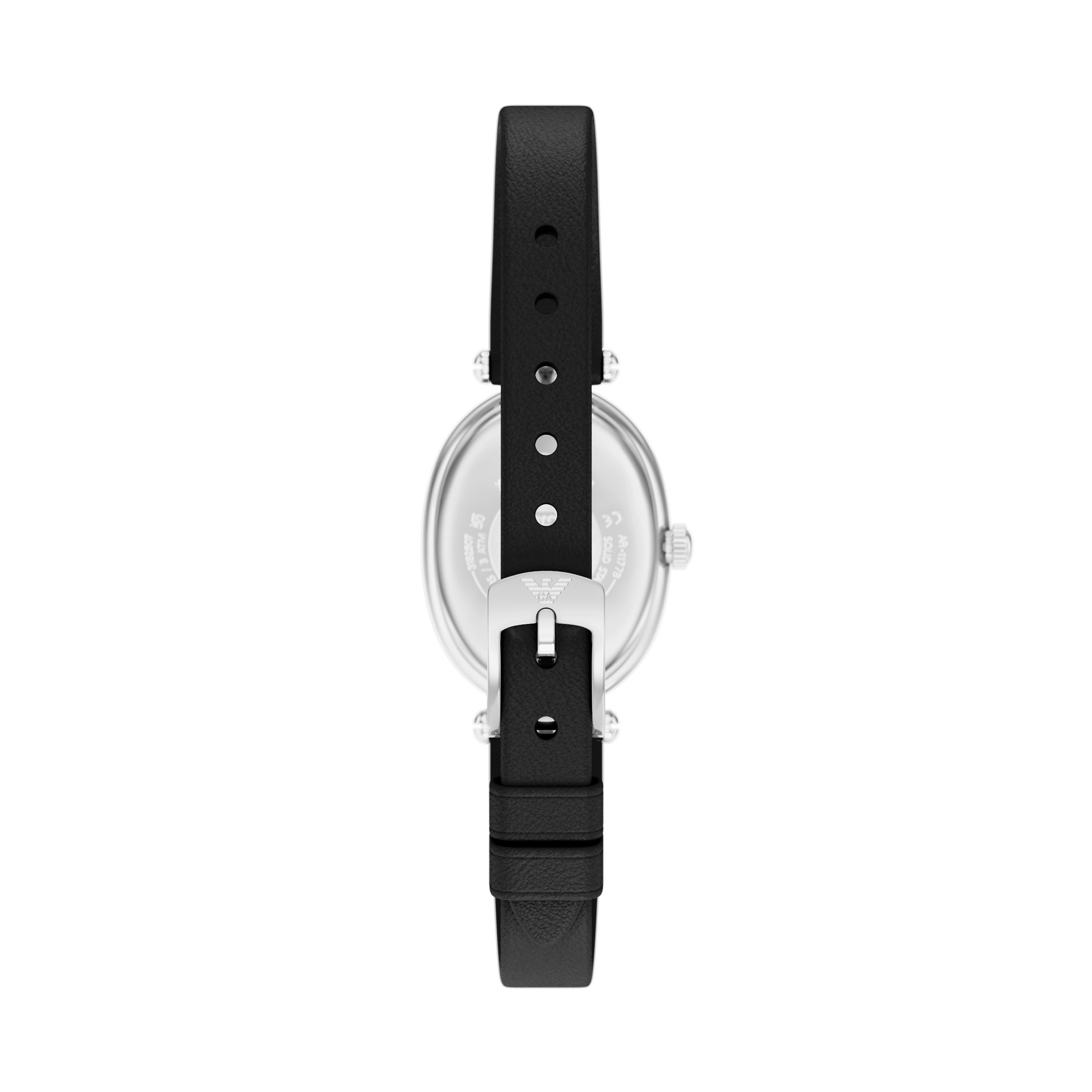 Emporio Armani Quarzuhr SINFONIA AR11778, Armbanduhr, Damenuhr, Lederarmband, analog