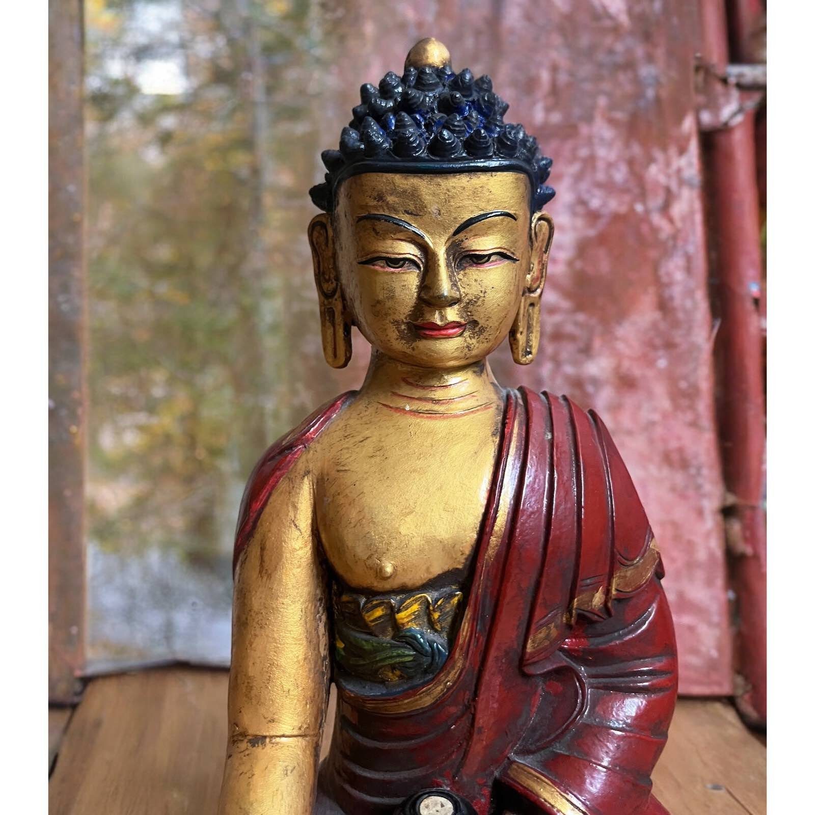 Asien LifeStyle Terrakotta Gautama Siddharta Figur Buddhafigur Buddha