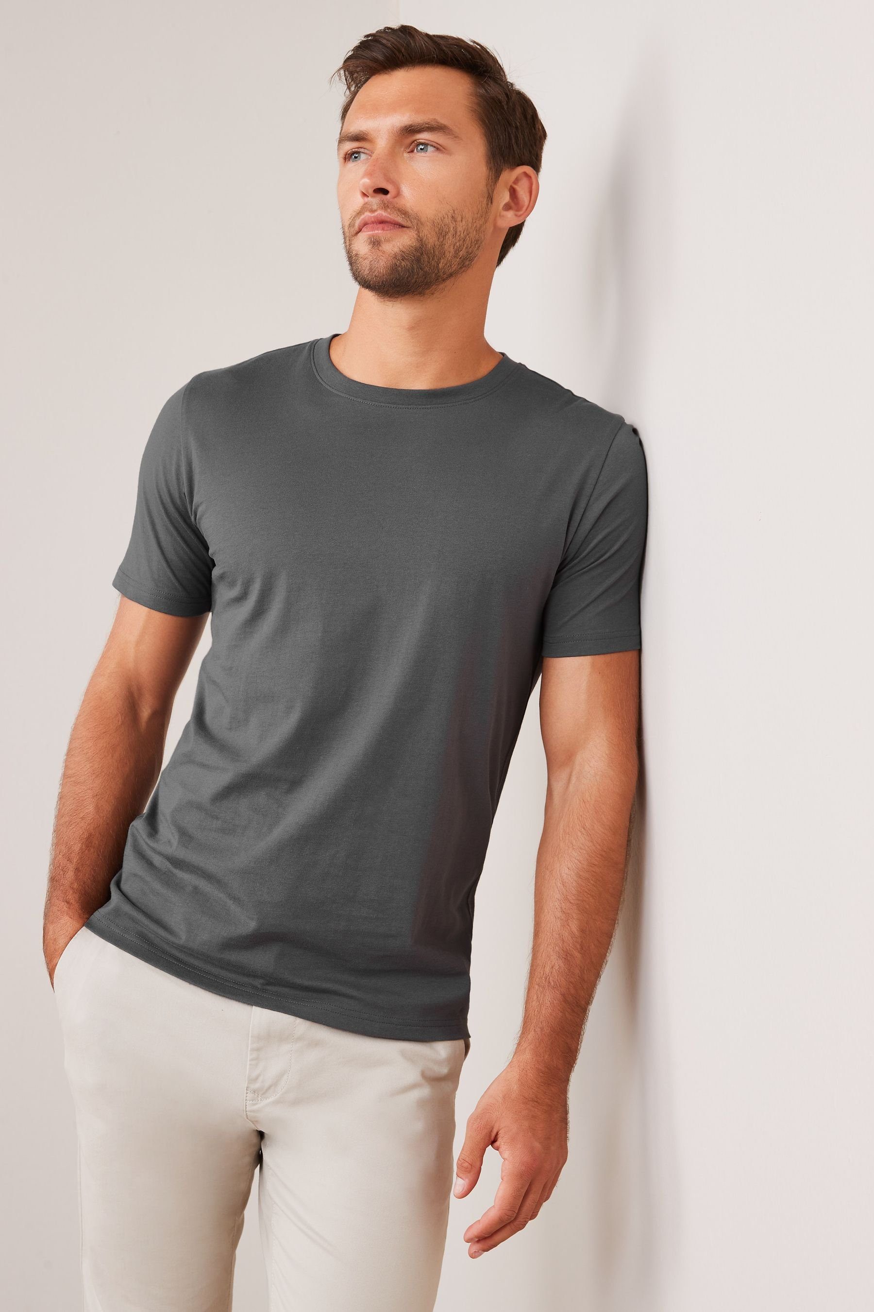 Charcoal Grey Next T-Shirt (1-tlg)