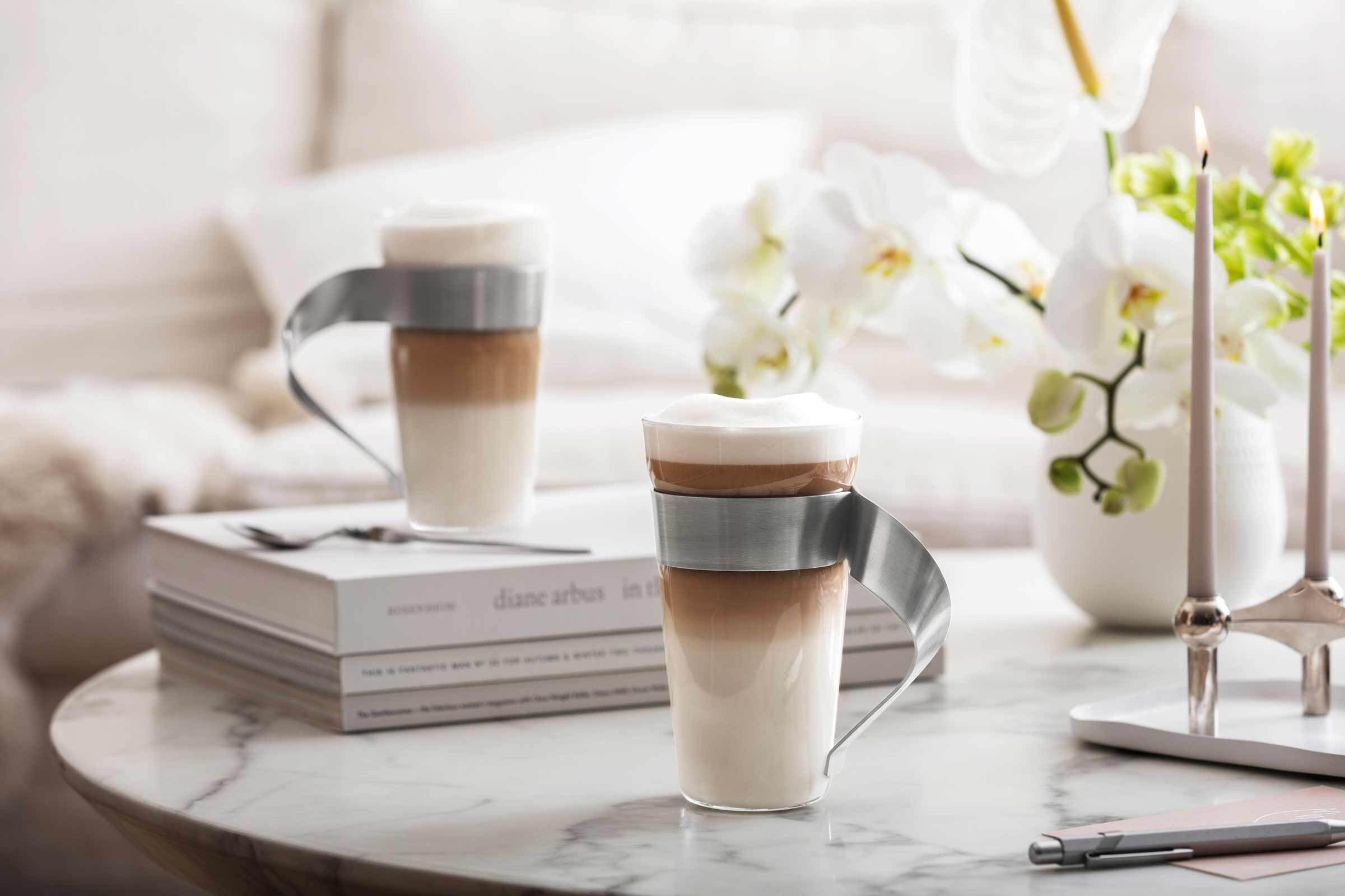 Villeroy & Boch Latte-Macchiato-Glas NewWave Latte-Macchiato-Gläser 300 ml 6er Set, 6-tlg., Glas