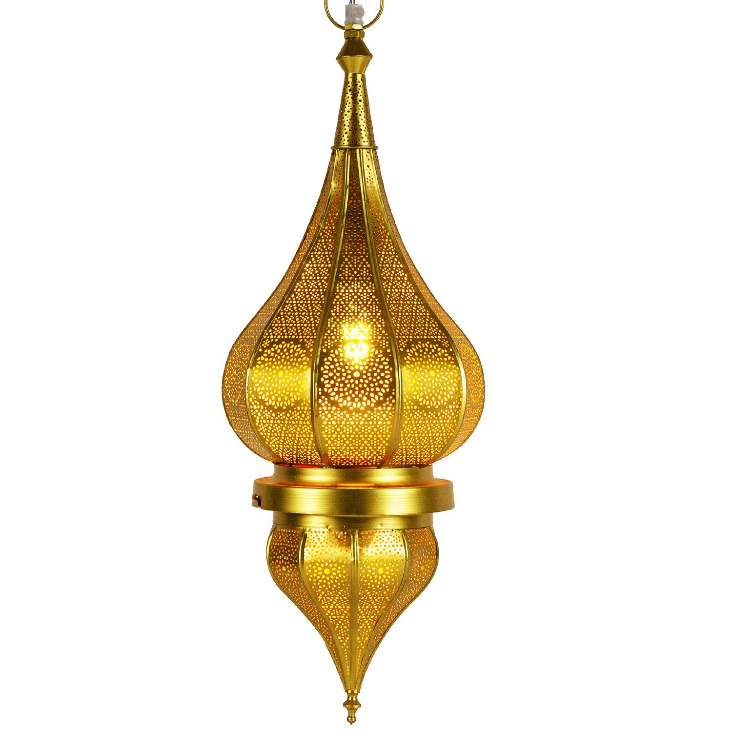 Marrakesch Orient & Mediterran Interior Deckenleuchte Orientalische Lampe Pendelleuchte Fayna 55cm, ohne Leuchtmittel, Handarbeit