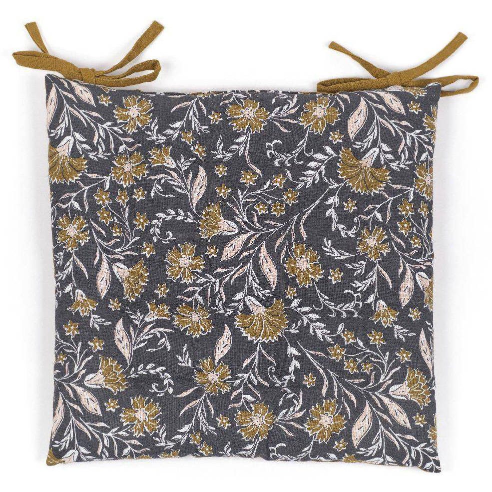 Today Stuhlkissen Stuhlkissen Secession, gesteppt, Baumwolle, 38 x 38 cm