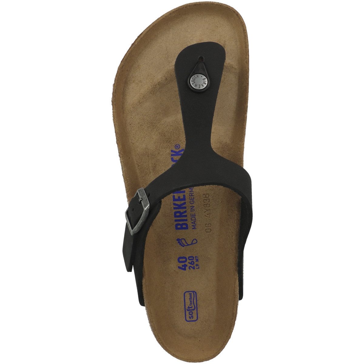 Birkenstock Gizeh SFB Nubukleder Weichbettung normal Damen Zehentrenner San günstig online kaufen