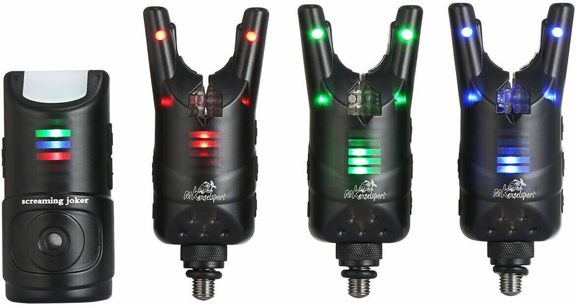 elektronischer Bissanzeiger MK 3+1 Funkbissanzeiger Set Screaming Joker