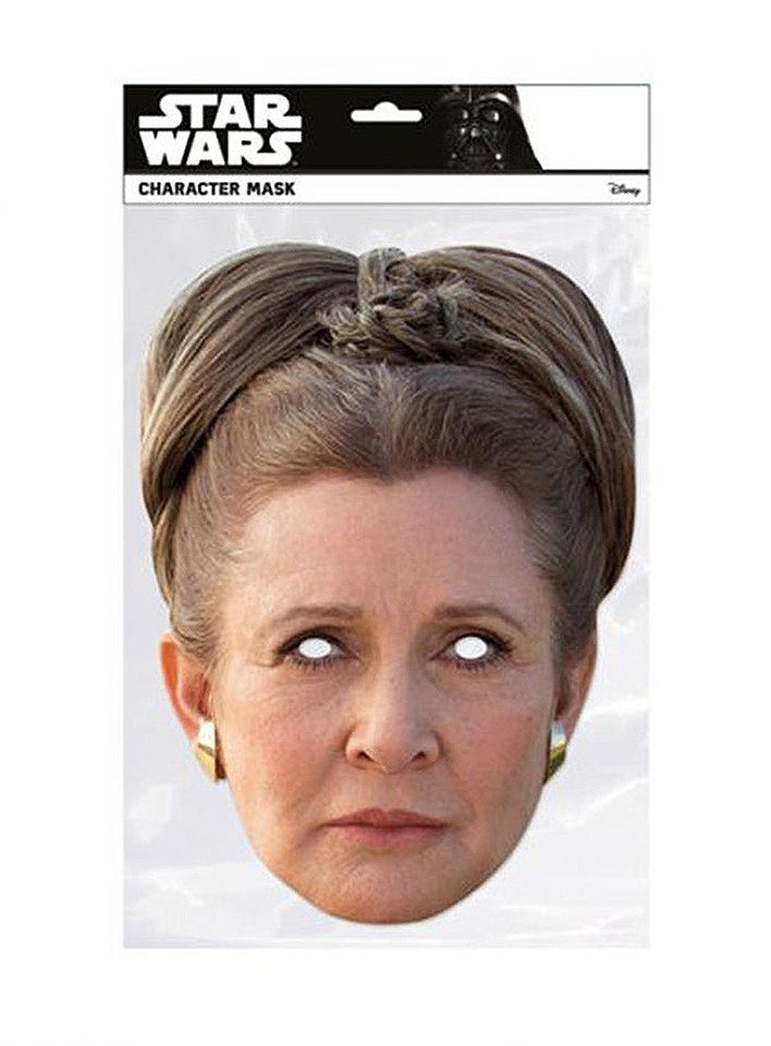 Rubie´s Verkleidungsmaske Star Wars Prinzessin Leia Pappmaske, Einfache Maske im realistischen Look