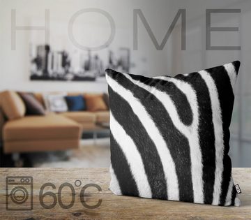 Kissenbezug, VOID, Sofa-Kissen Zebrafellmuster Print Outdoor Indoor Zebra zebramuster
