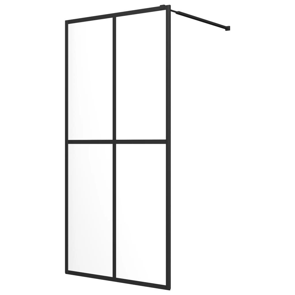 vidaXL Duschwand Duschwand für Walk-in Dusche Klares Sicherheitsglas 80x195 cm
