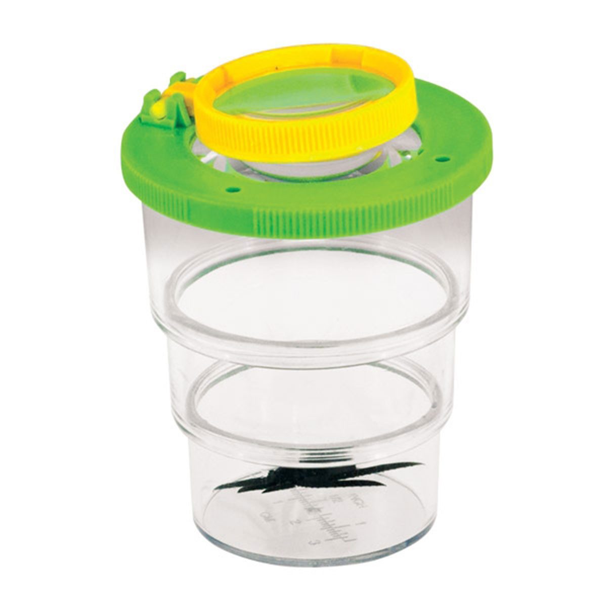 Edu-Toys Becherlupe Faltbare Becherlupe Lupendose zum Lernen entdecken Schule Kindergarten, Spar-Set, 3-tlg., 3 Stück im Set oder 12 Stück wählen, faltbar klappbar kleine Größe