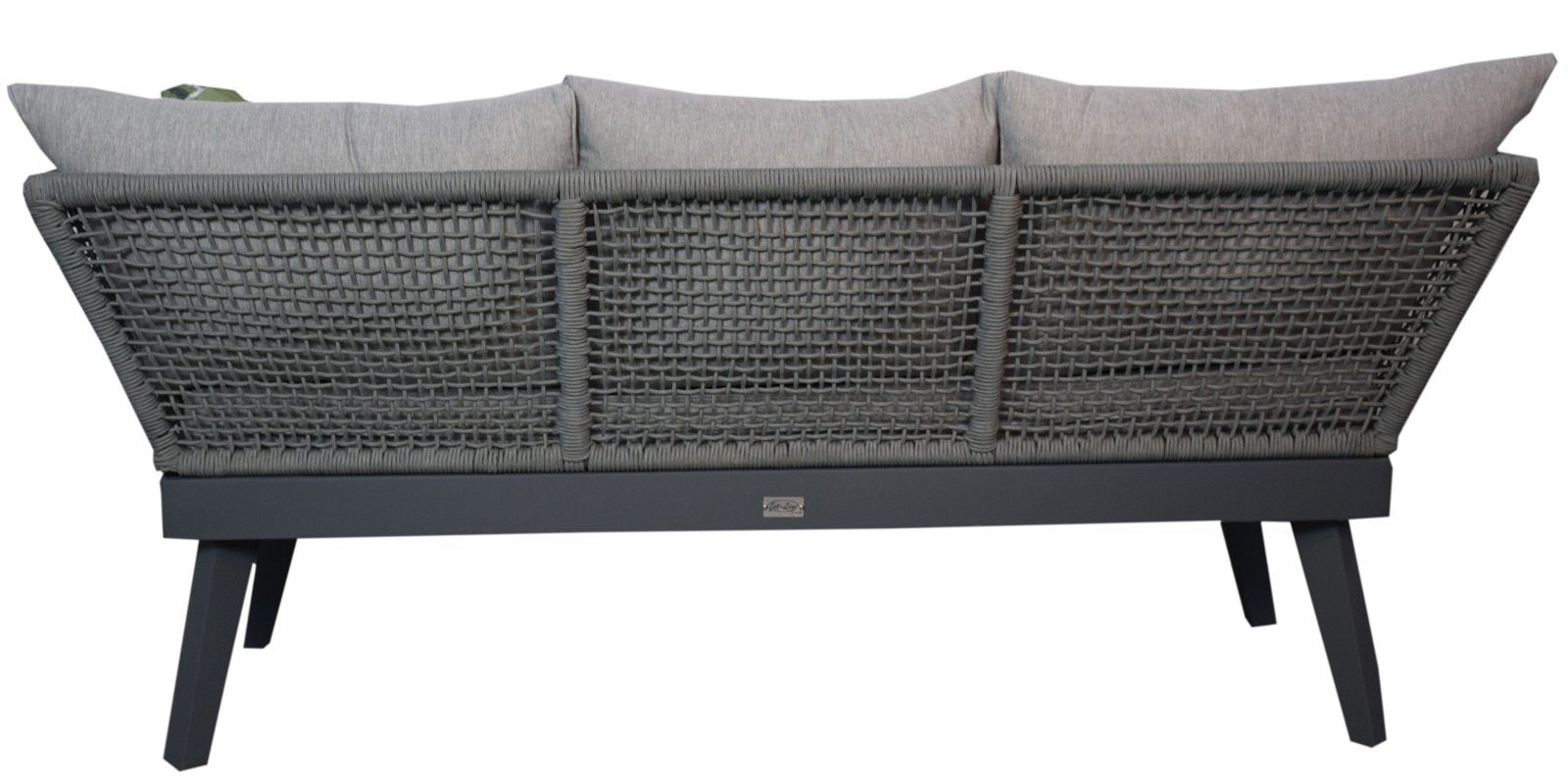 Jet-Line Gartenlounge-Set Loungemöbel Cuba hellgrau