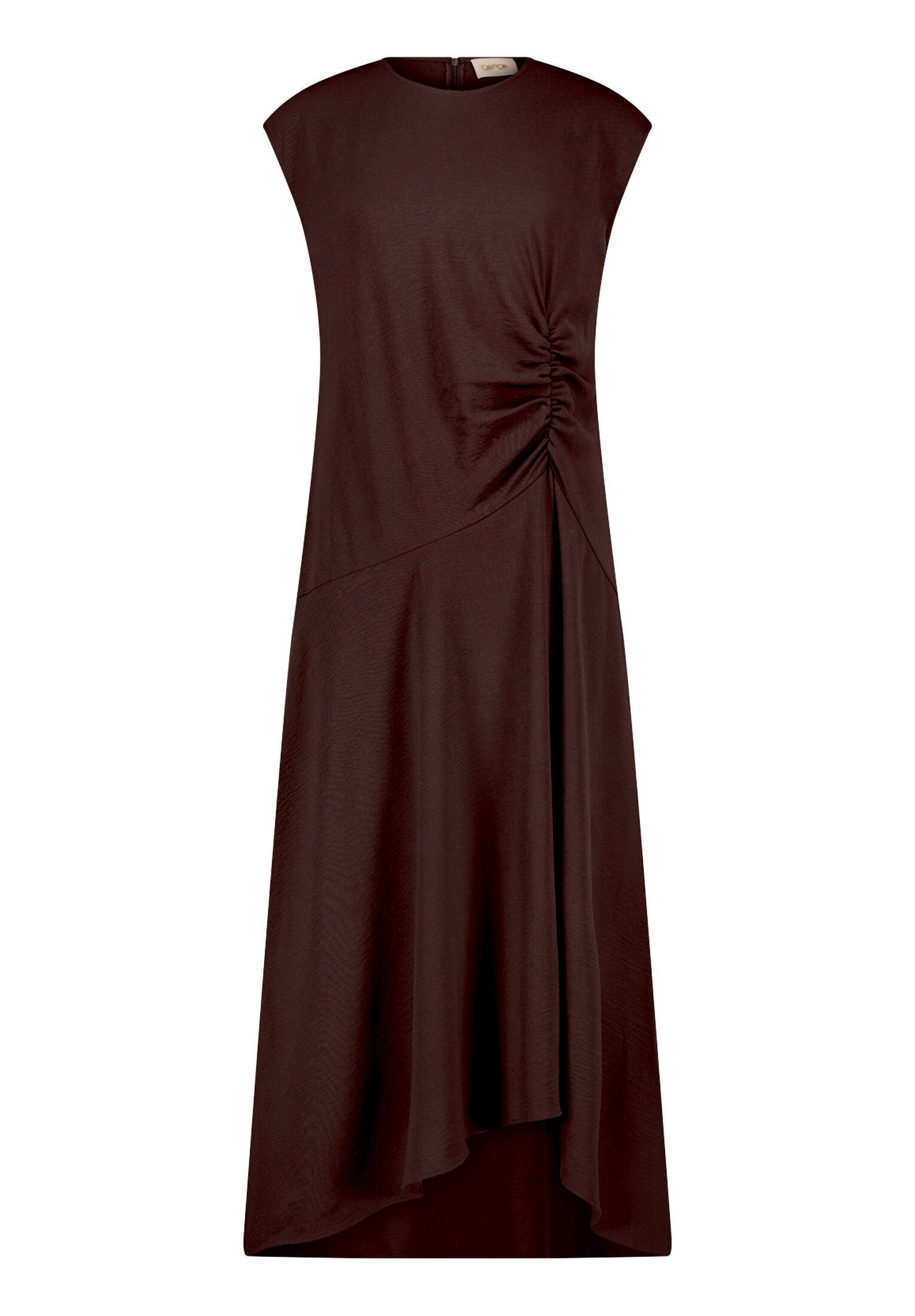 Cartoon Midikleid Damen mit Raffung