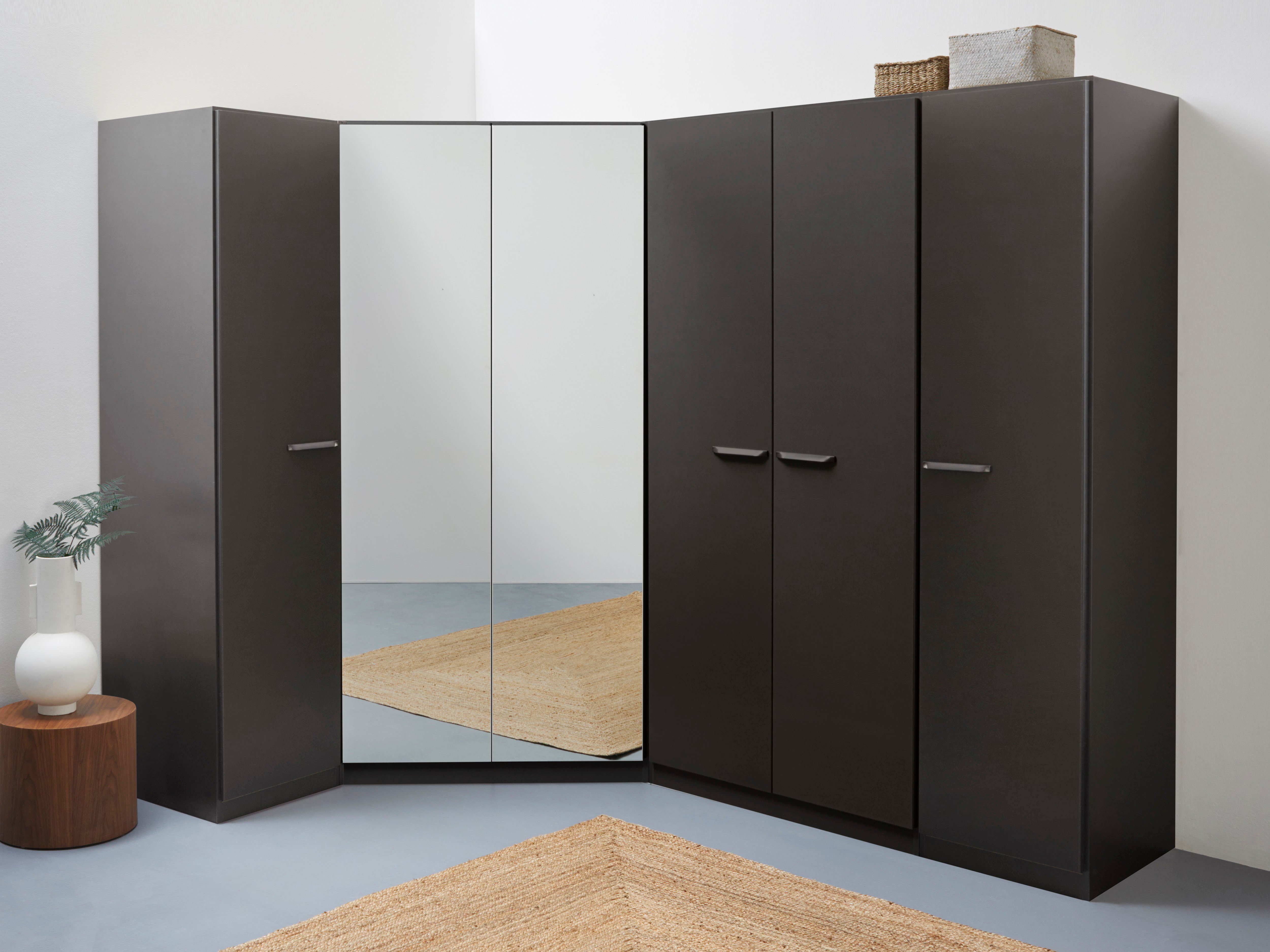 Schrank-Set Kleiderschrank Schrank Garderobe Wäscheschrank VANDOR