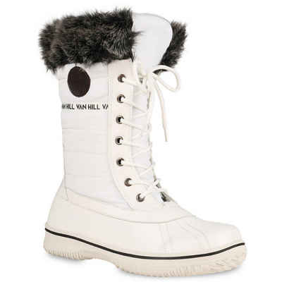 VAN HILL 838030 Winterstiefel mit Kunstfell und stabiler Profilsohle