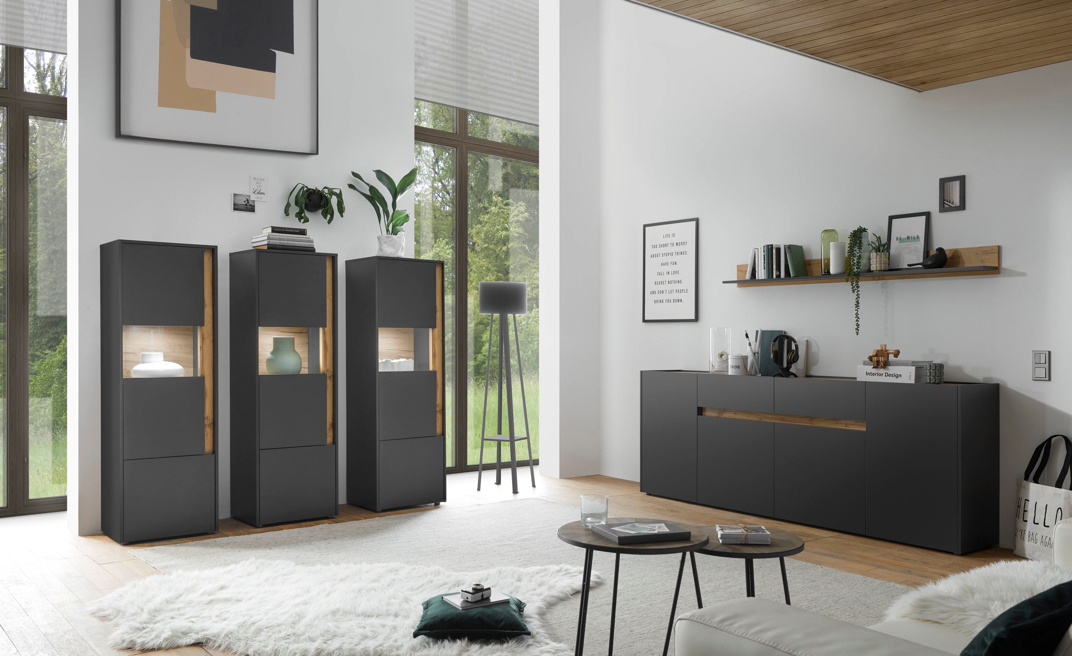 Home affaire Sideboard City/Giron, Breite ca. 170 cm