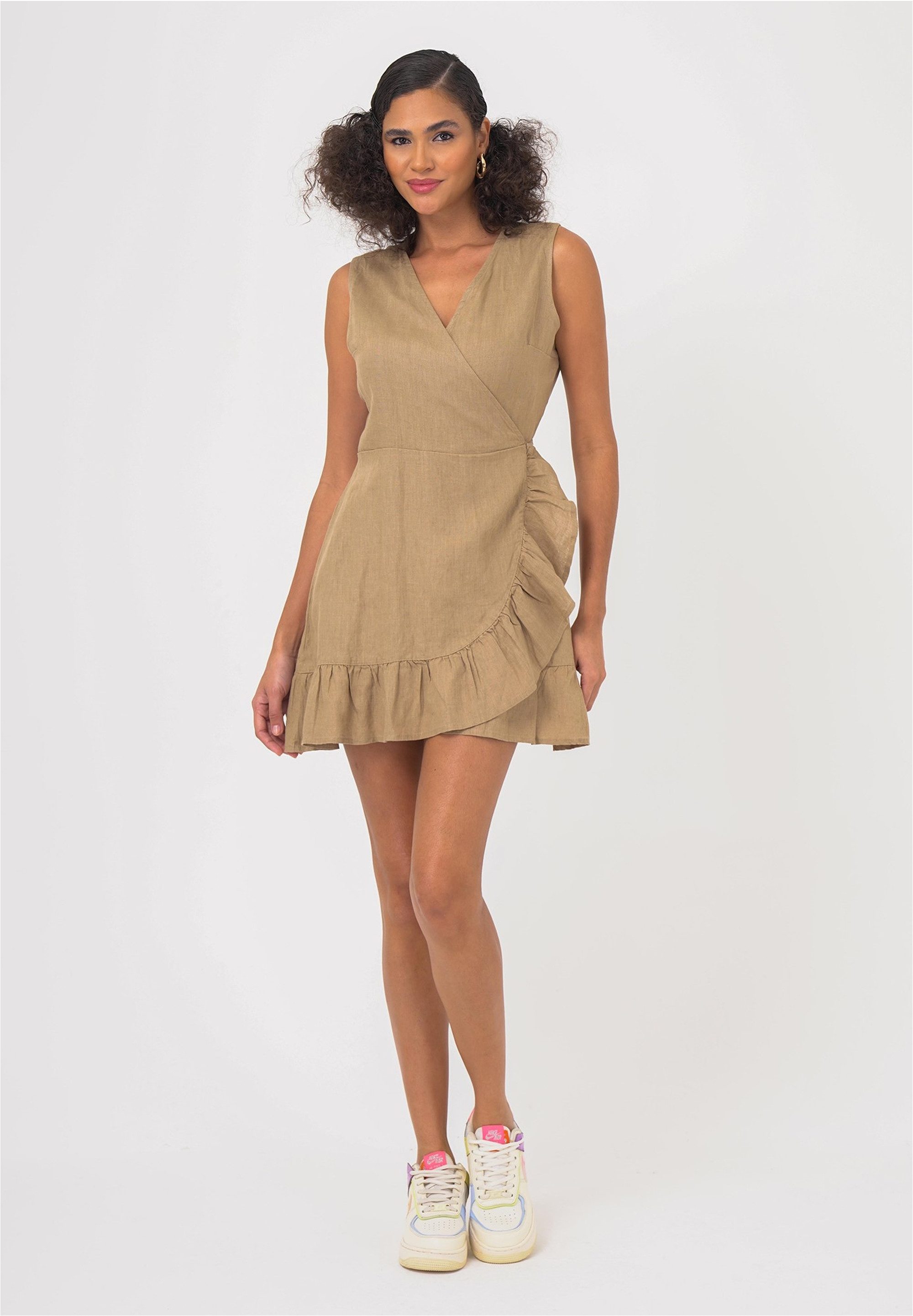 freshlions Jerseykleid Mailinda (1-tlg) im eleganten Wickel-Design