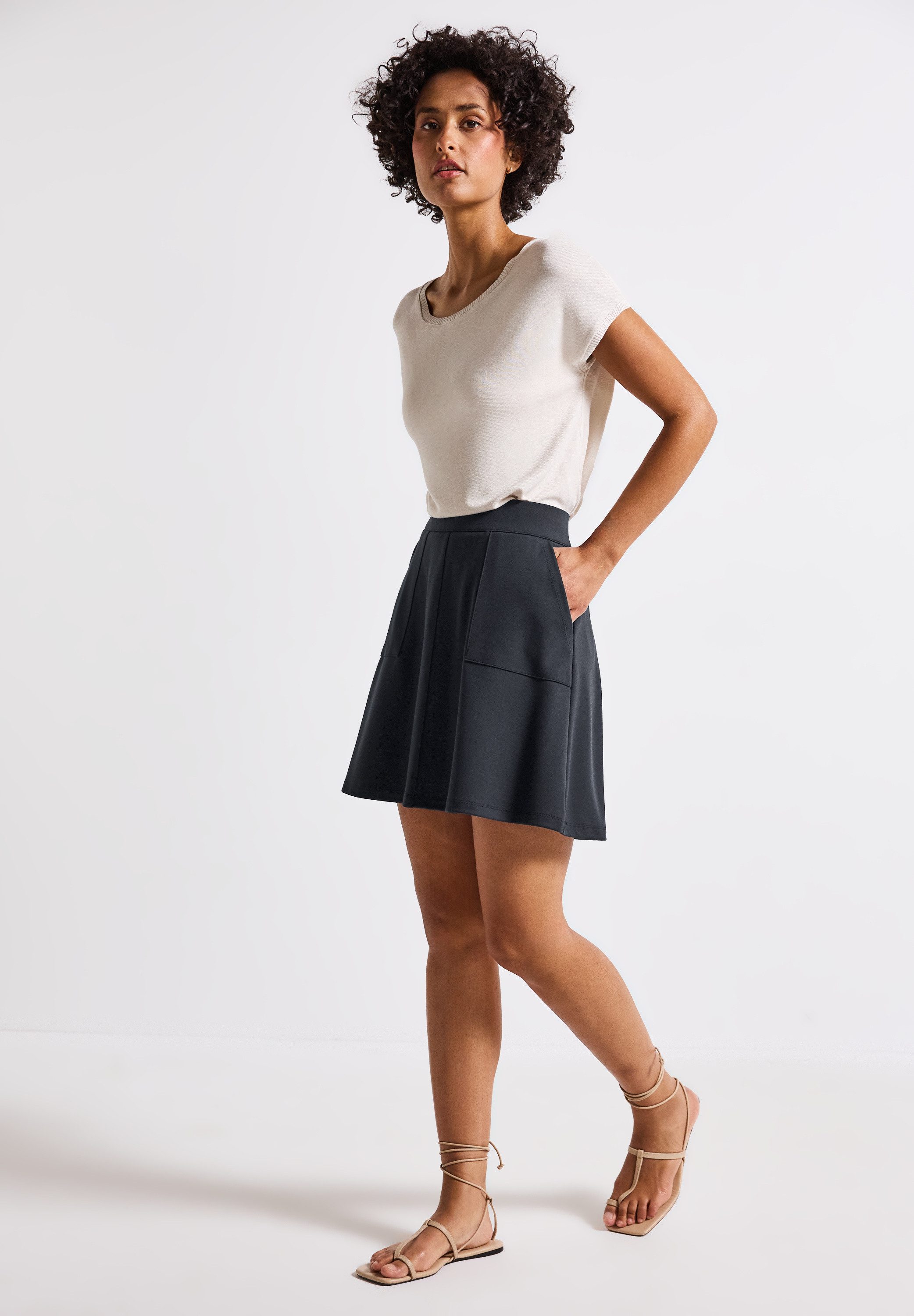 STREET ONE Minirock mit großen Fronttaschen