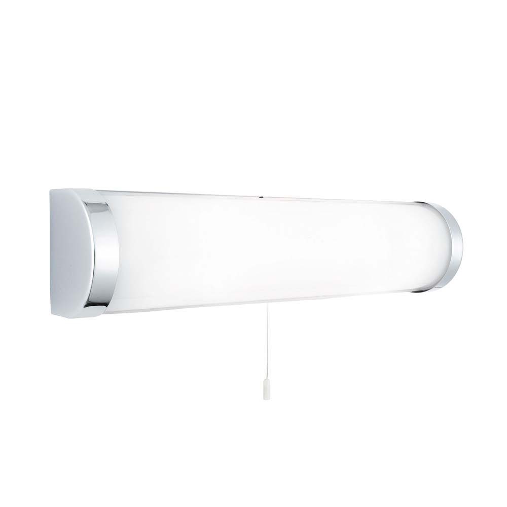 etc-shop Wandleuchte, Wand Spot Lampe Chrom Leuchte Glas Röhre Dimmbar Weiß Bade Zimmer