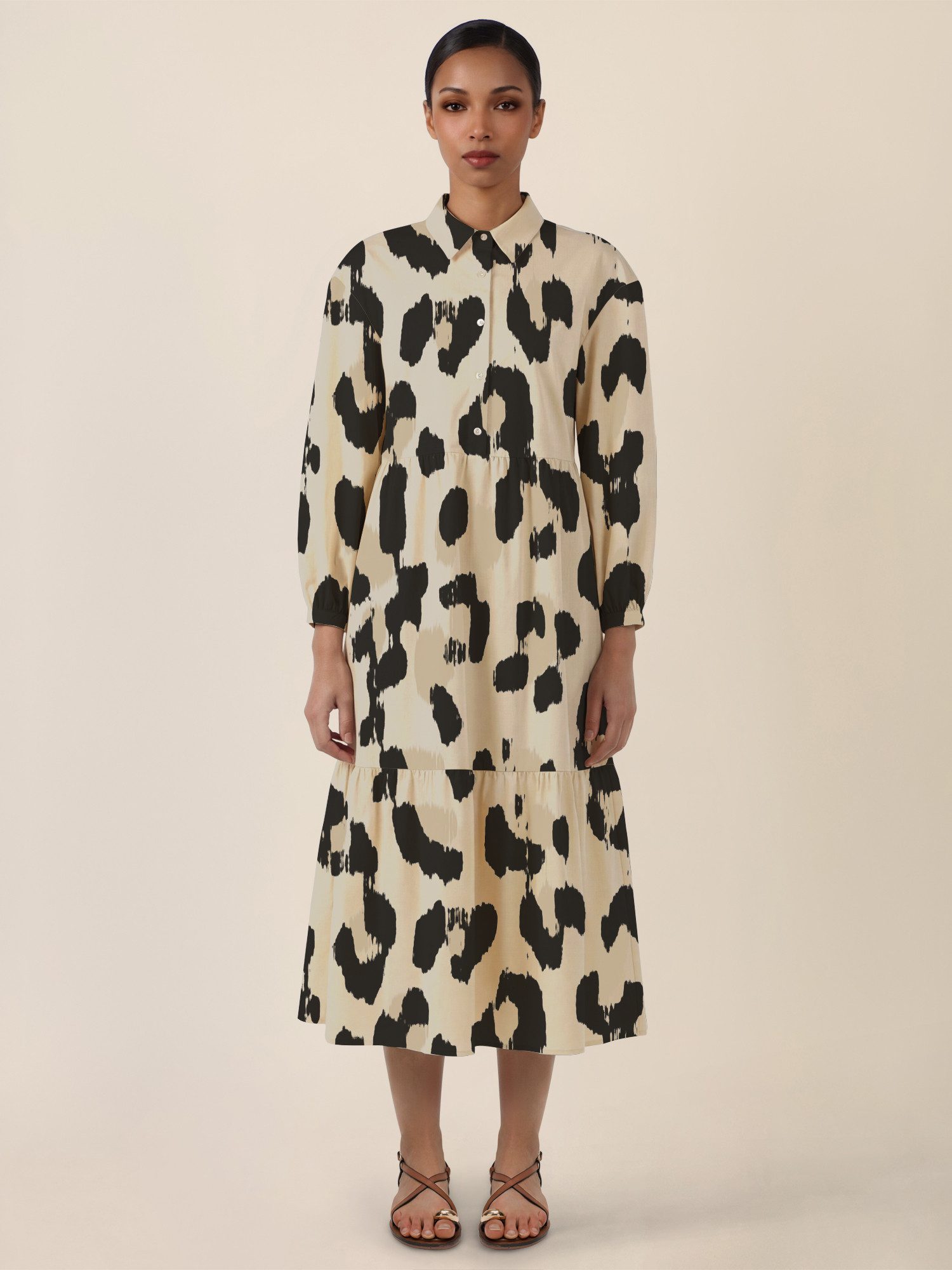 Apart Midikleid mit Animalprint
