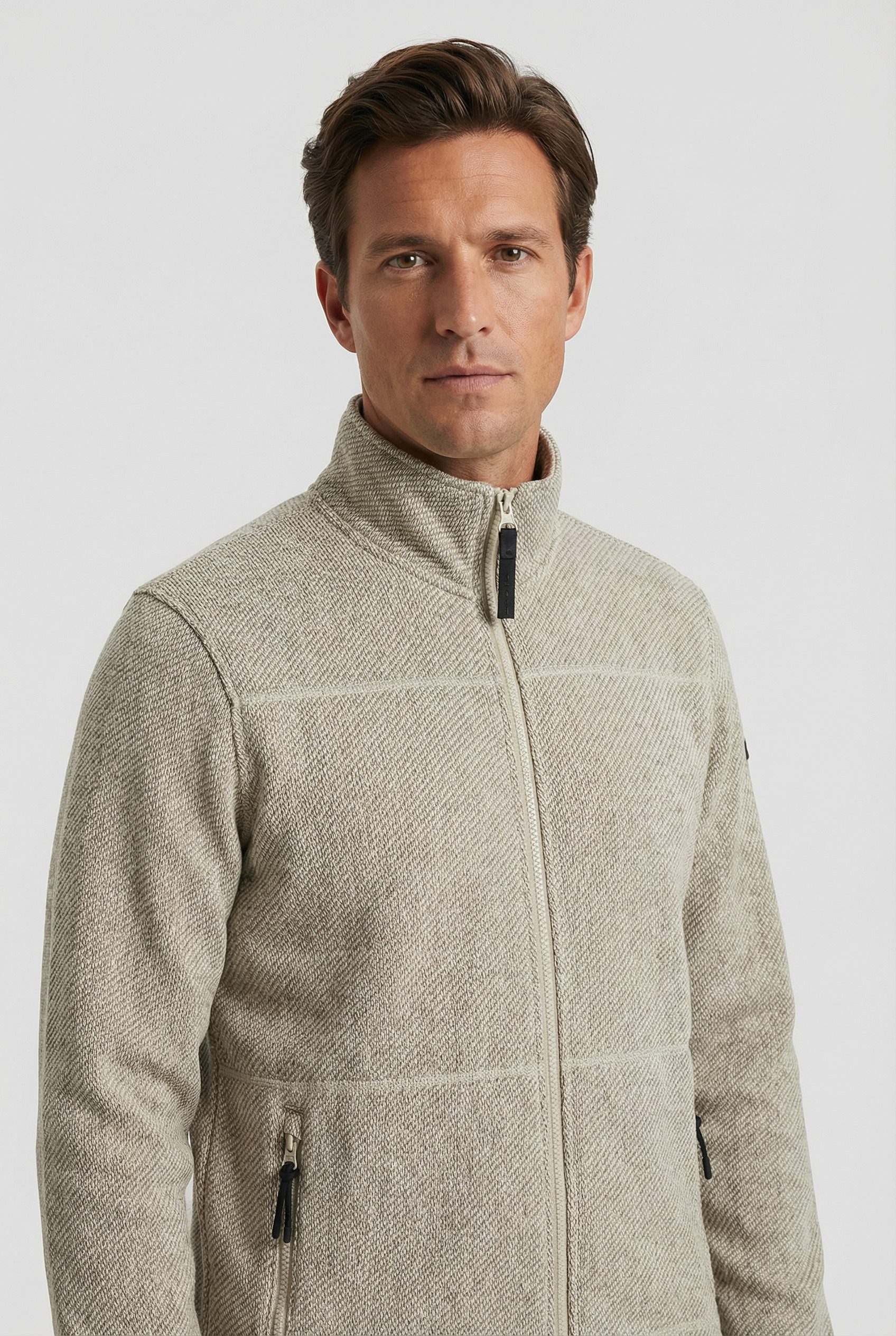 Icepeak Fleecejacke AGEN sportlicher Stil, aus schnell trocknendem Thermal-Material