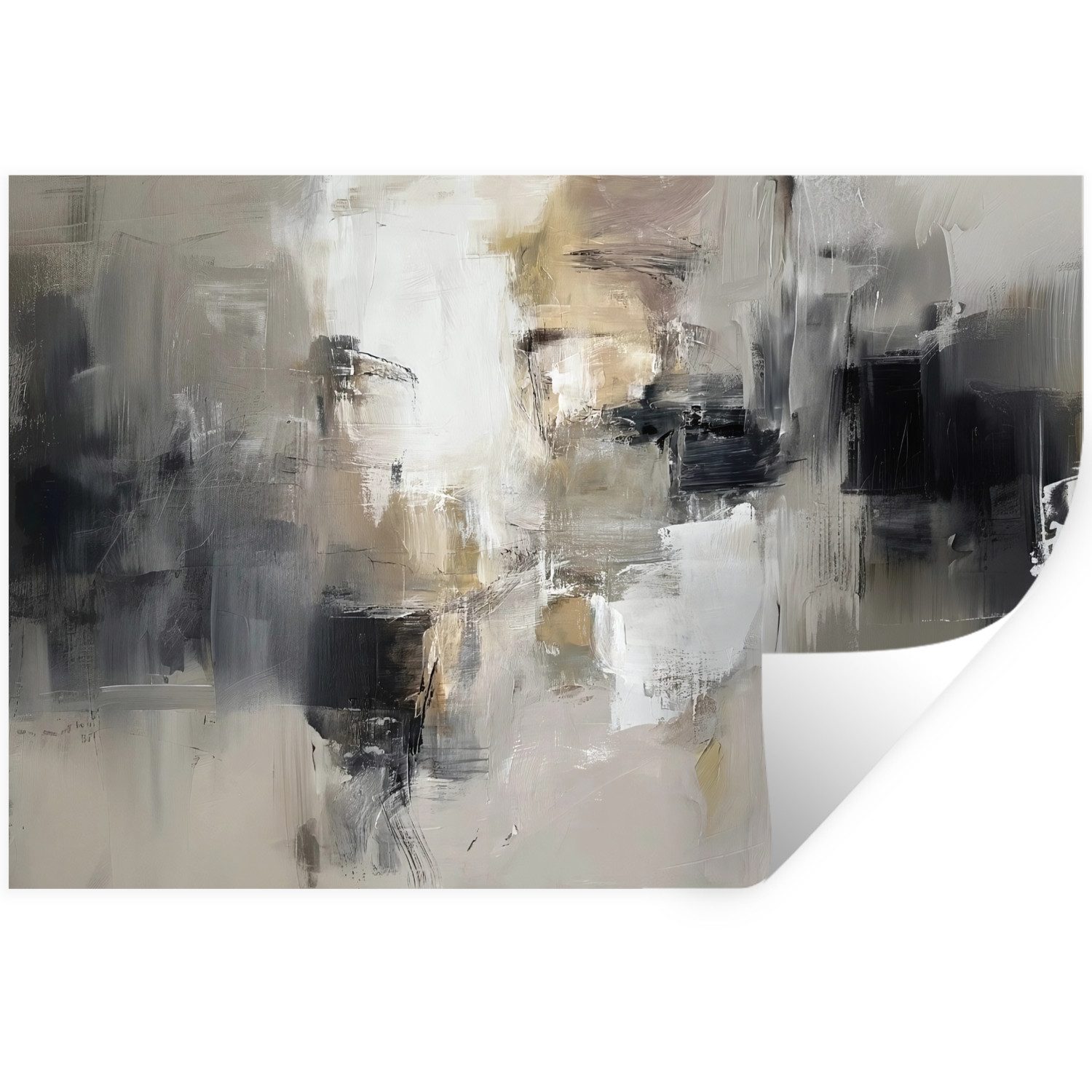 MuchoWow Wandsticker Farbpalette - Pinselstriche - günstig online kaufen