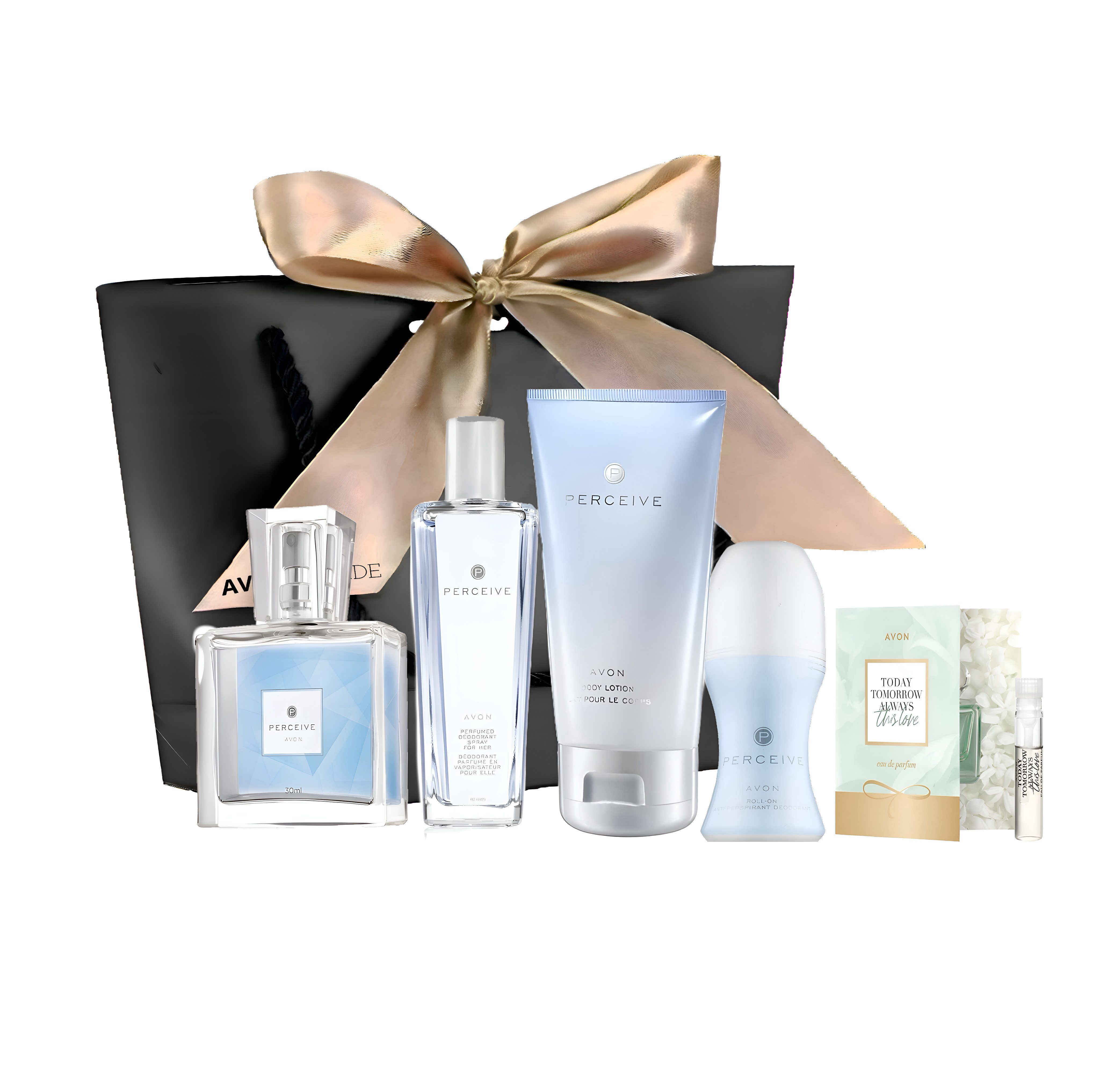 Eau de Parfum PERCEIVE 30ml, Deospray 75ml, Körperlotion 125ml, Deoroller