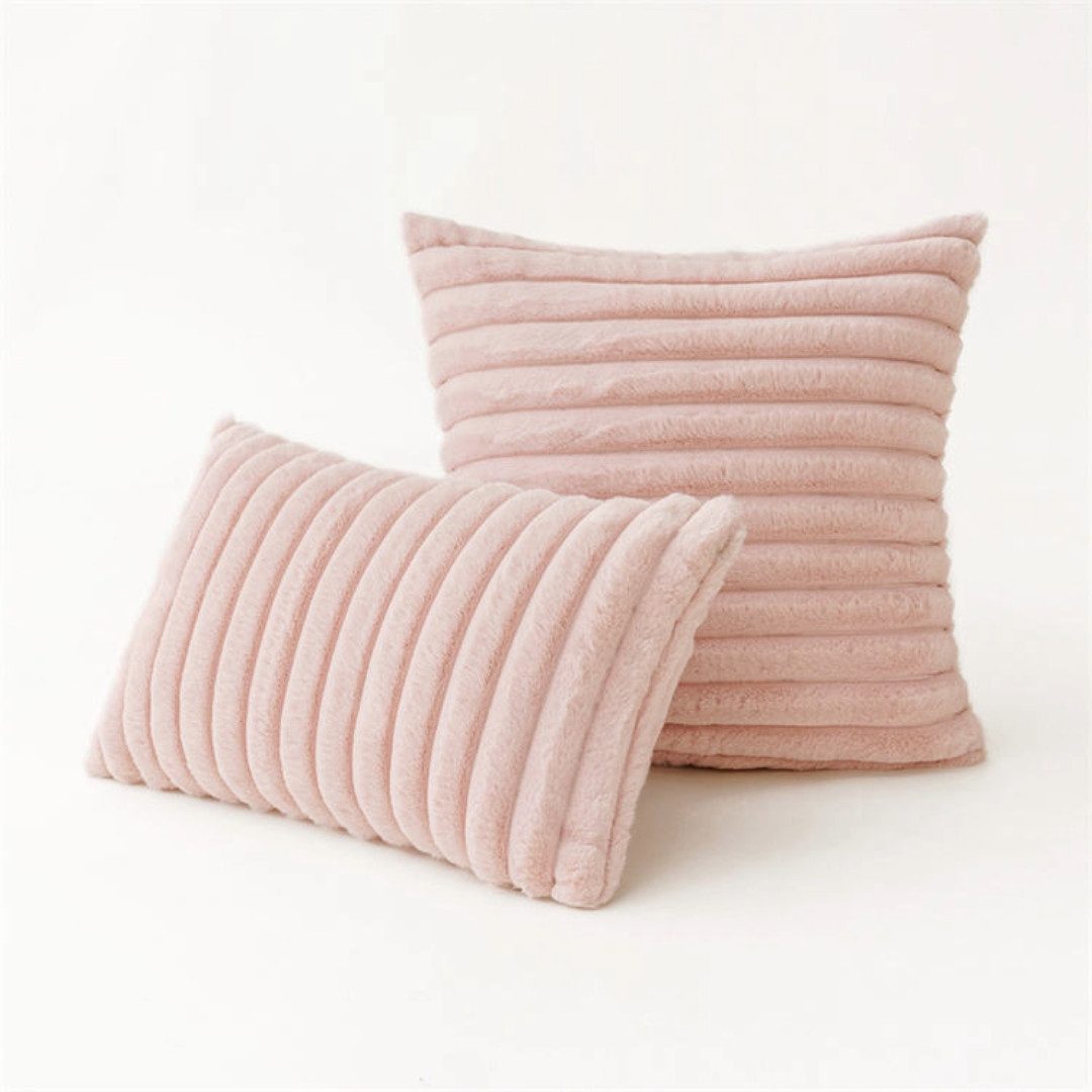 Interior by Hakito Sofakissen 2er Set Kissenbezug inklusive Füllkissen Kissen Füllung Fluf, (Spar-Set, 2 St., Dekokissen mit Füllkissen (nach gewählter Größe), Kissenhülle mit Füllung Set mit Innenkissen Füllkissen