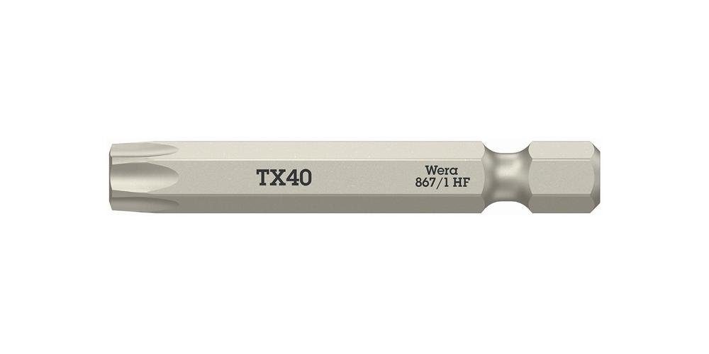 Wera Bit-Set Bit 867 TORX® HF 1/4 ″ TX 40 Länge 50 mm ohne Farbleitsystem