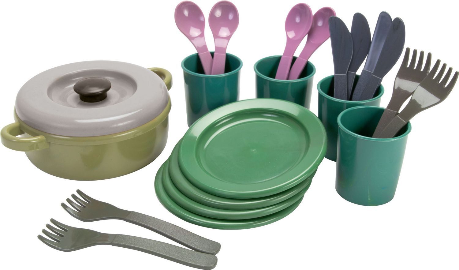 dantoy Spiel Dantoy Green Bean Essservice im Netz, 22 Teile