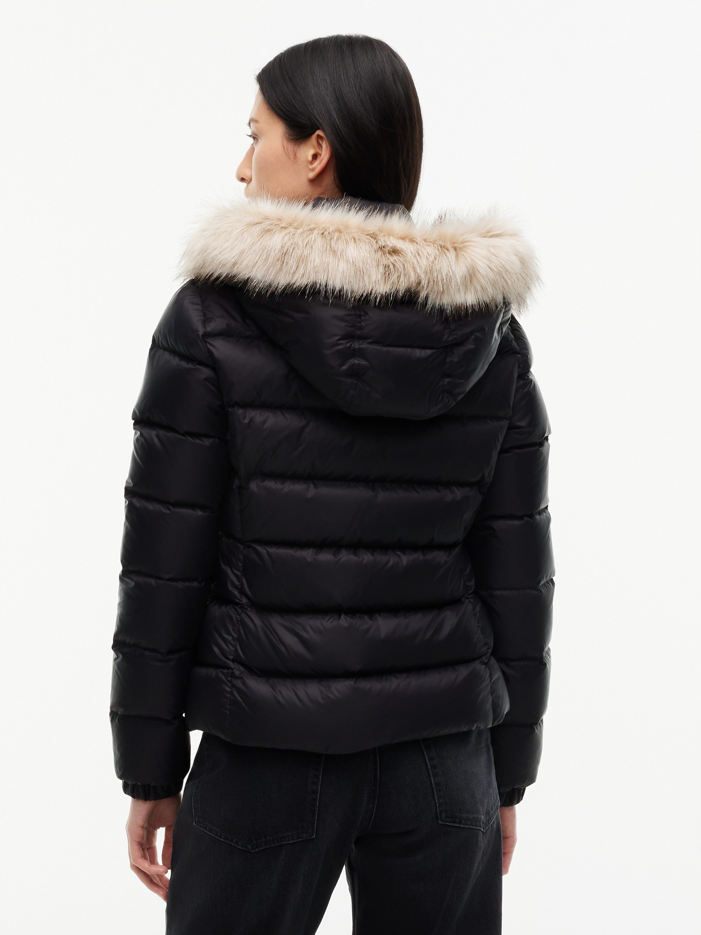 Tommy Jeans Curve Steppjacke TJW BASIC HOODED DOWN JACKET EXT in Großen Größen, mit Kapuze